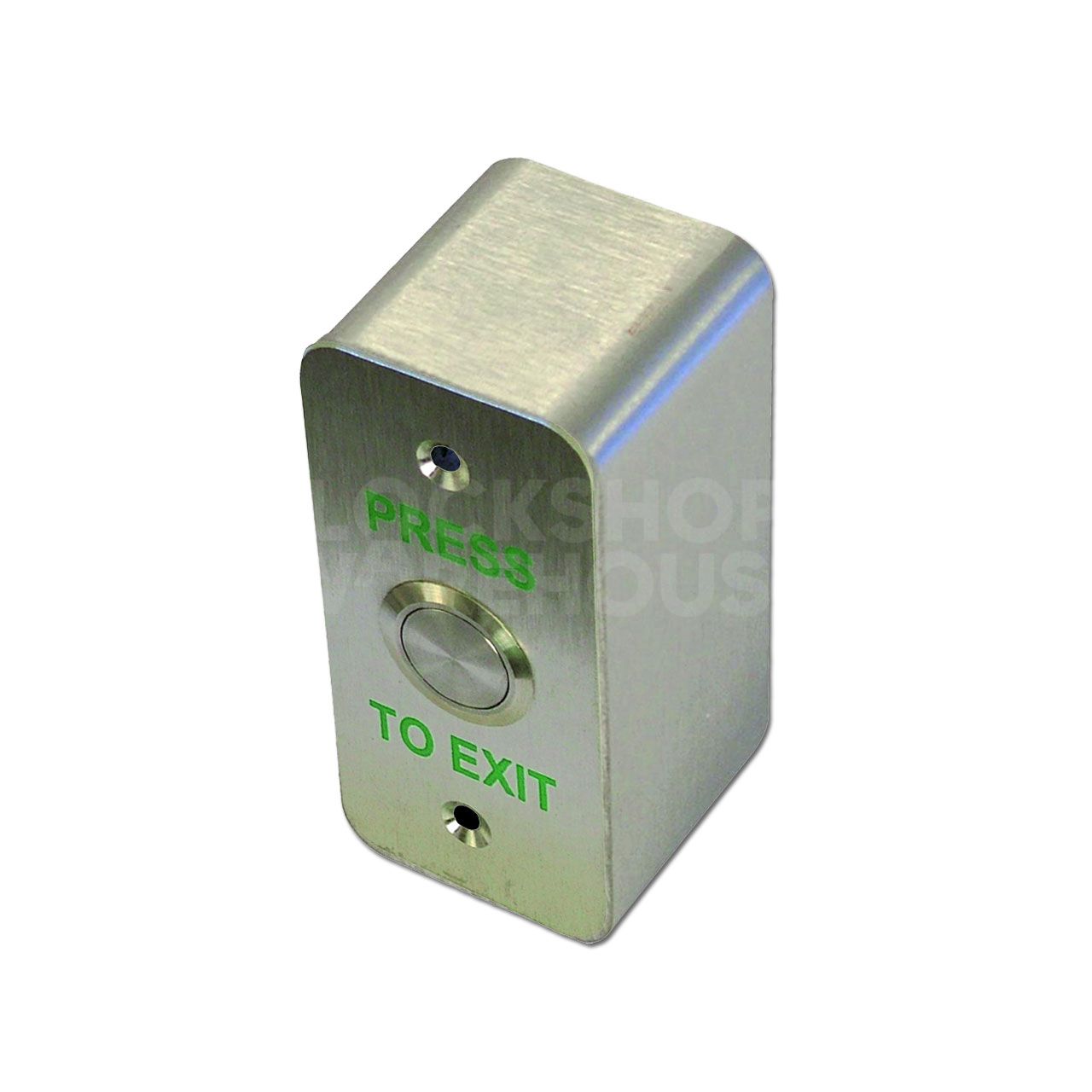 ASEC Exit Button - Narrow Style - Stainless Steel