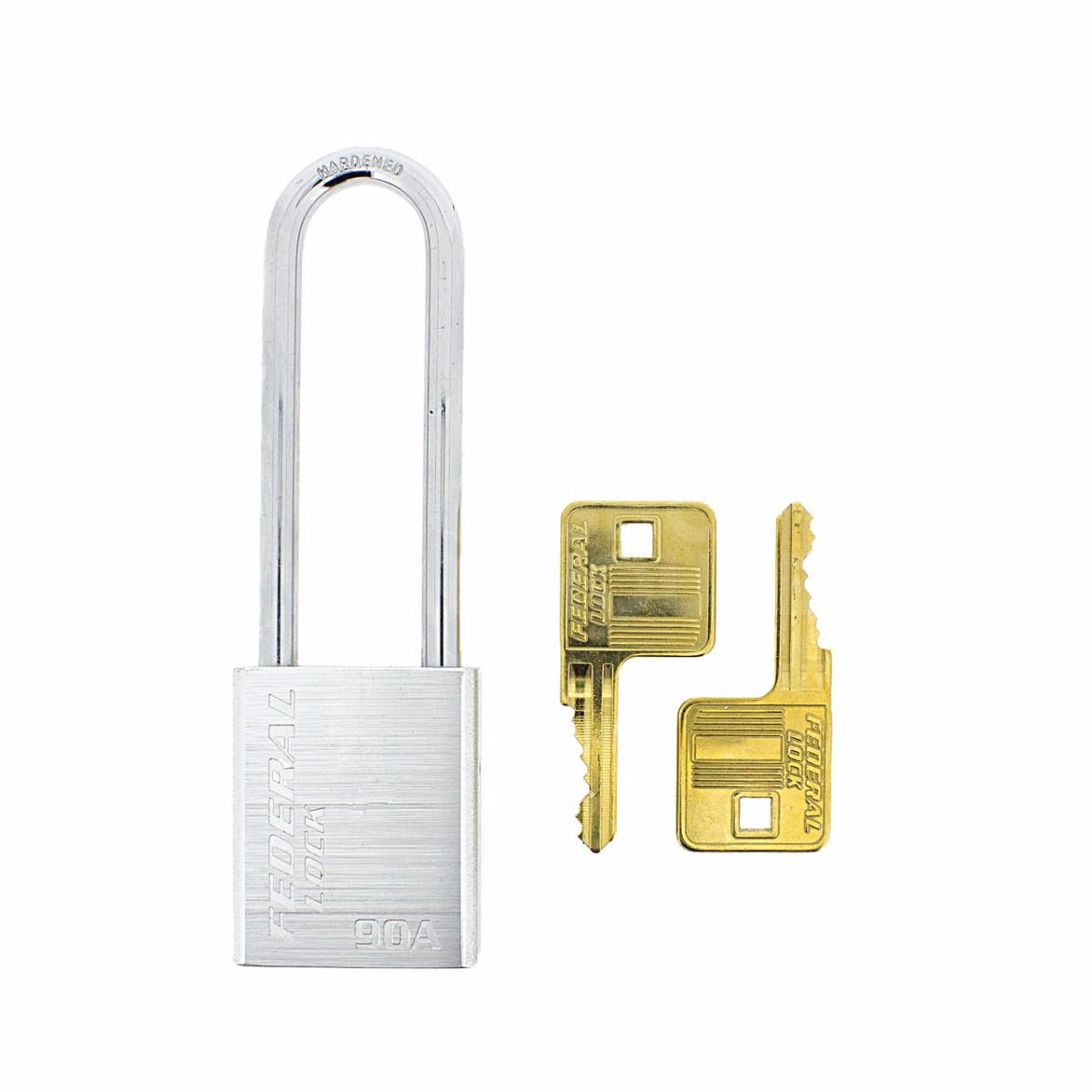 Gallery Image: Federal FD93A Aluminium Padlock - 75mm Long Shackle
