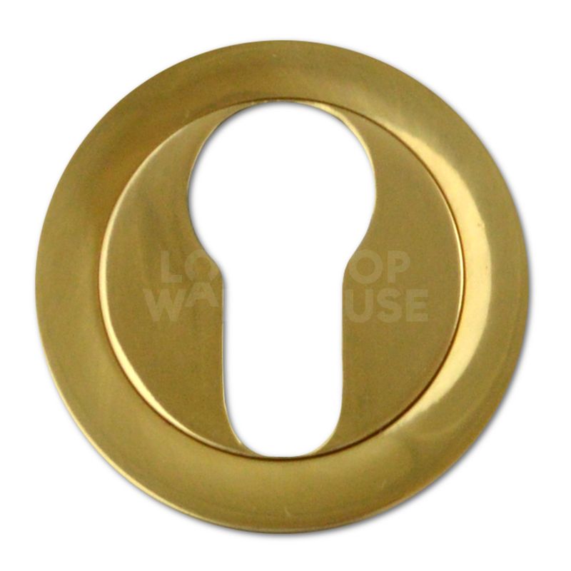 Gallery Image: Euro Escutcheon 50mm AS3804 Polished Brass