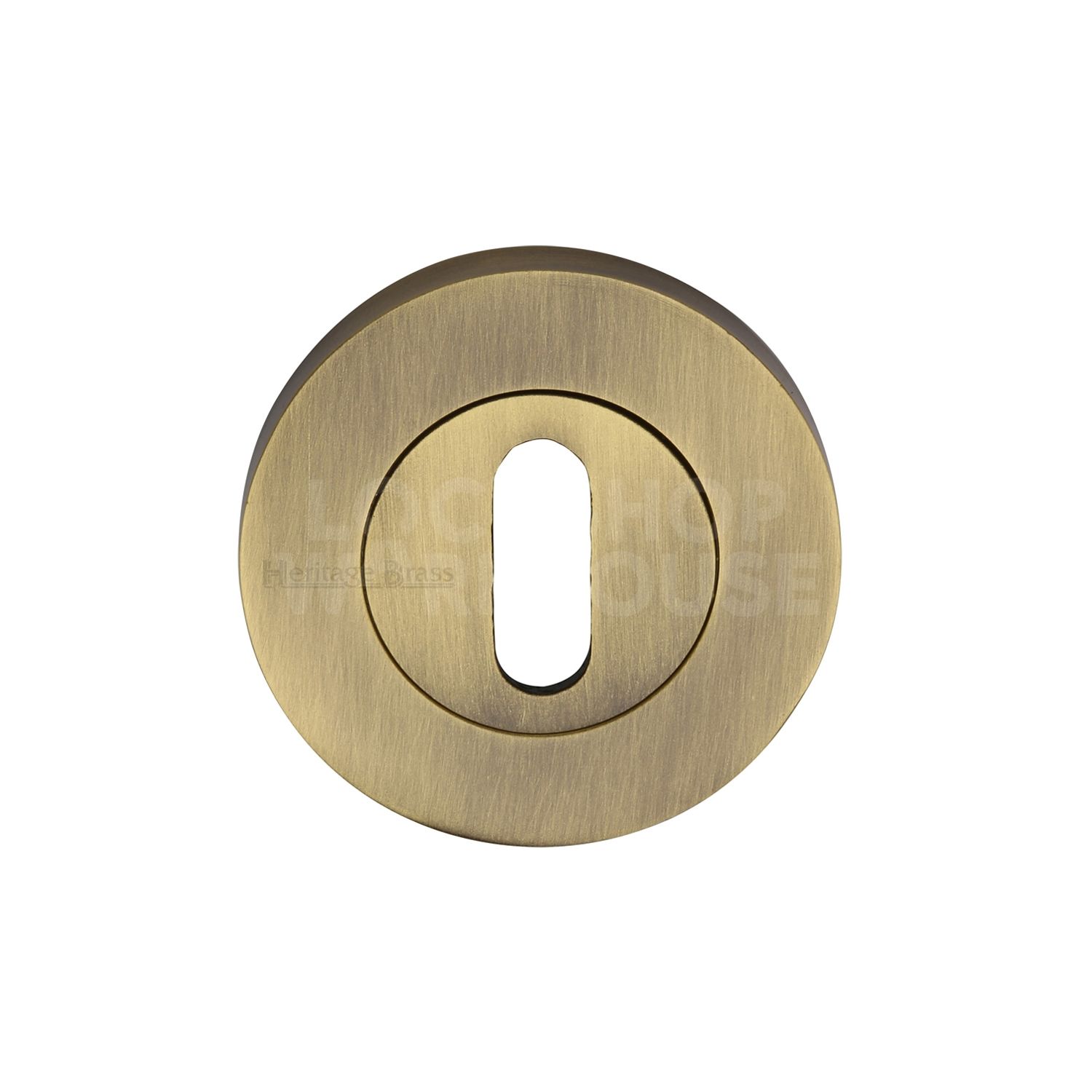 Heritage Brass Traditional Key Escutcheon Round