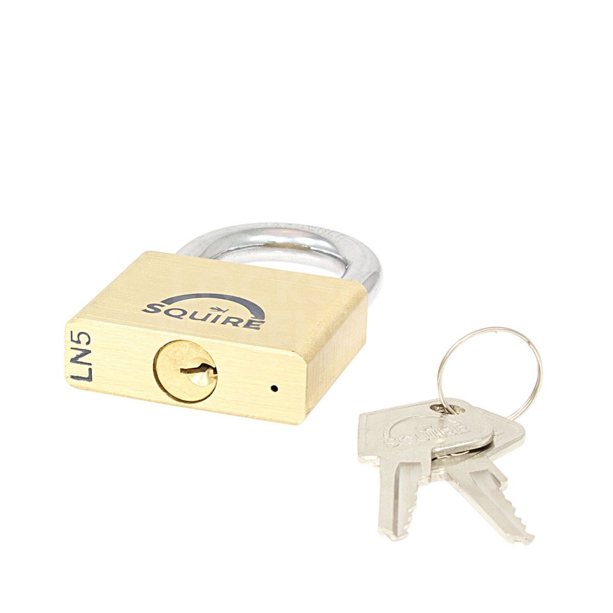 Gallery Image: Squire Lion LN5 - 50mm Open Shackle Brass Padlock