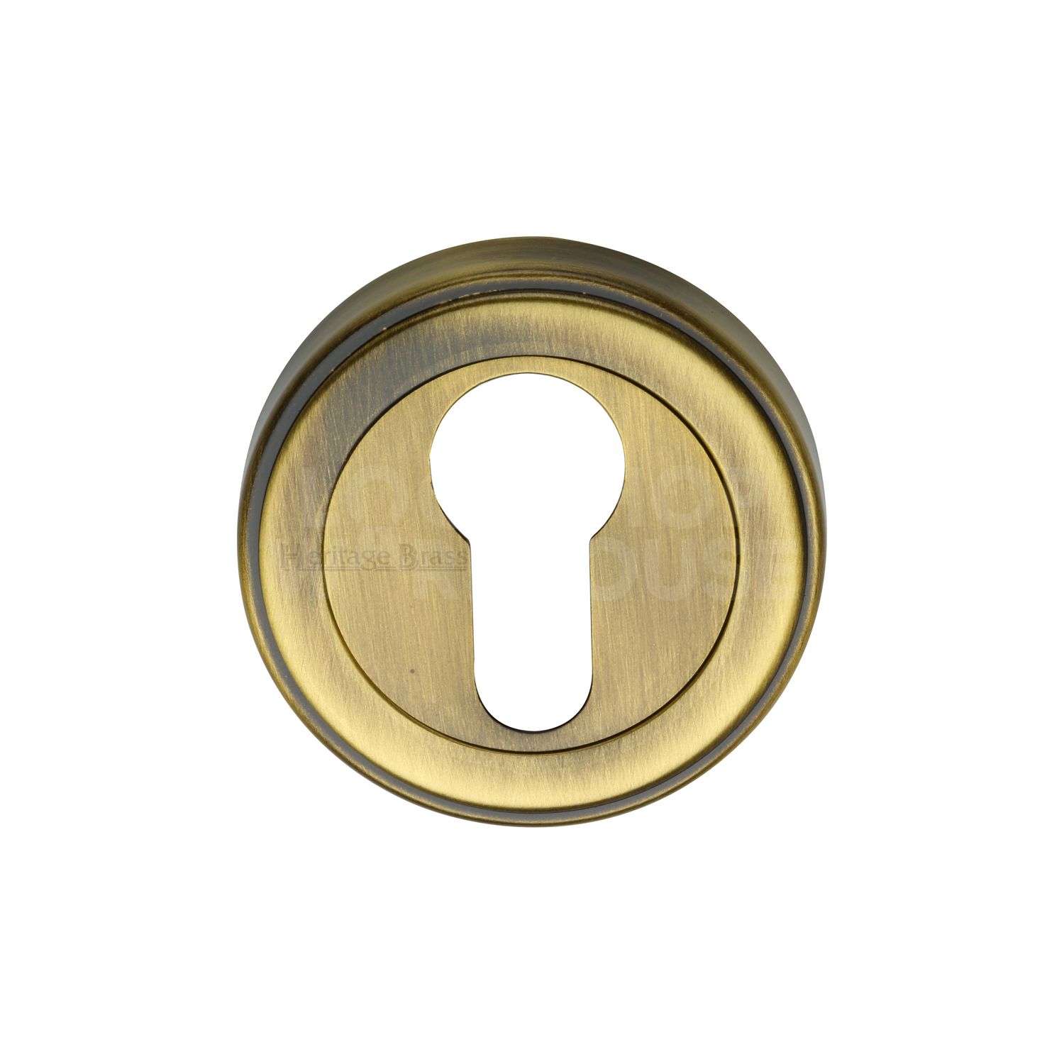 Heritage Brass Traditional Euro Profile Cylinder Escutcheon Round