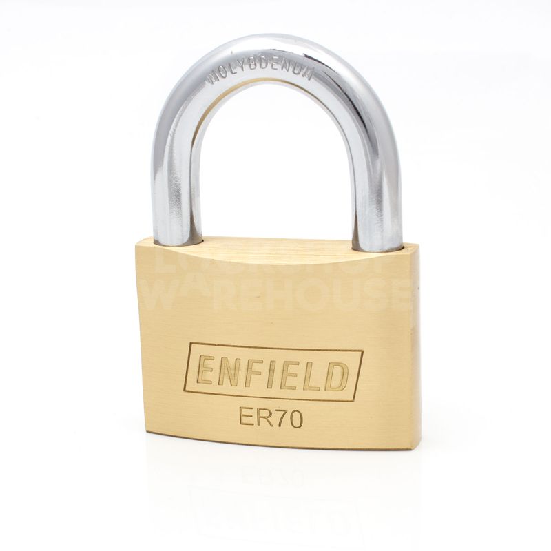 Gallery Image: Enfield ER70 Brass Padlock (previously Papaiz)