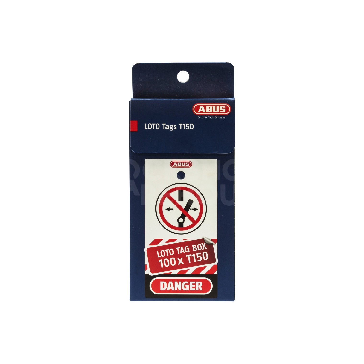 ABUS T150 English Large Lockout Tags
