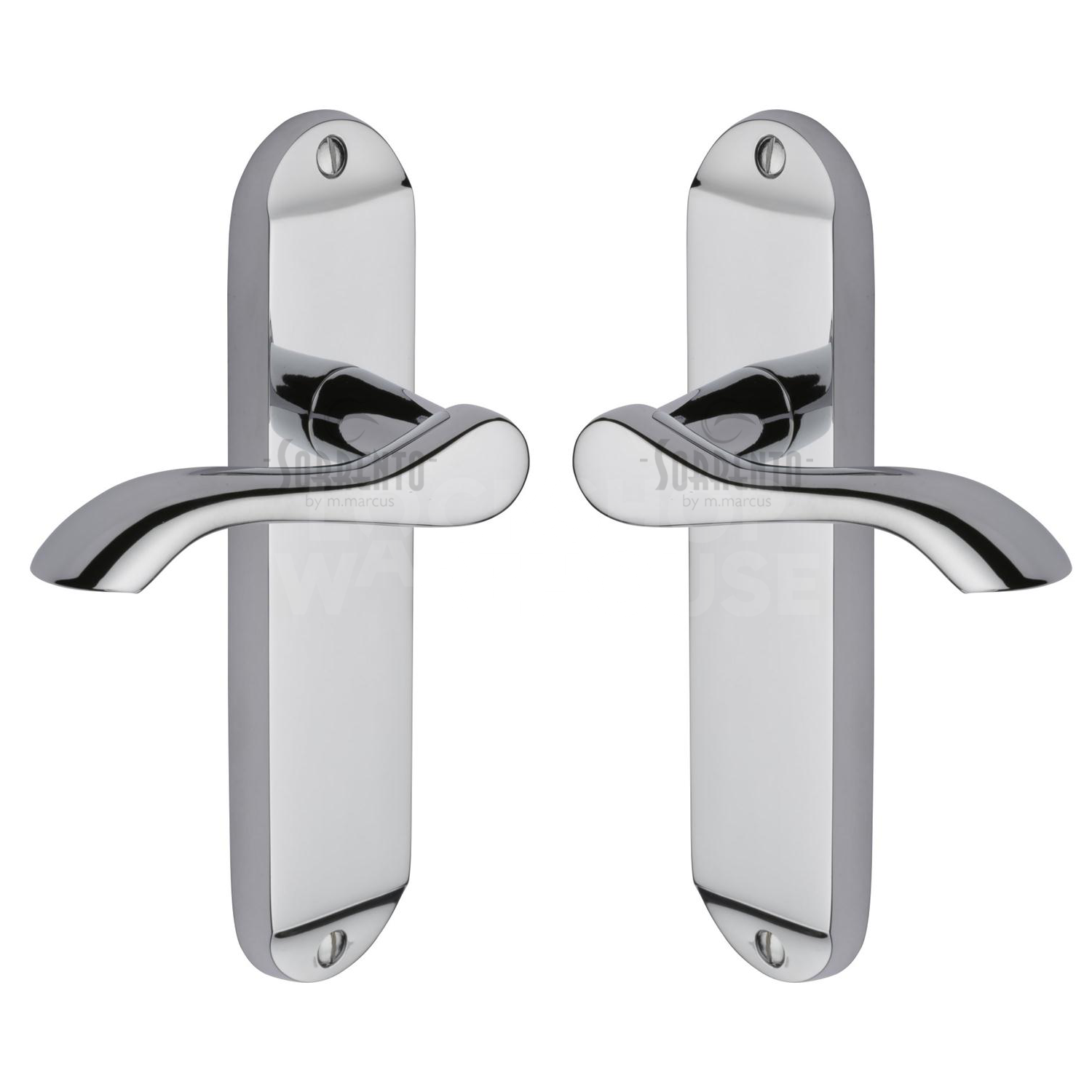 Modern Aurora Door Handles (Pair) by M Marcus