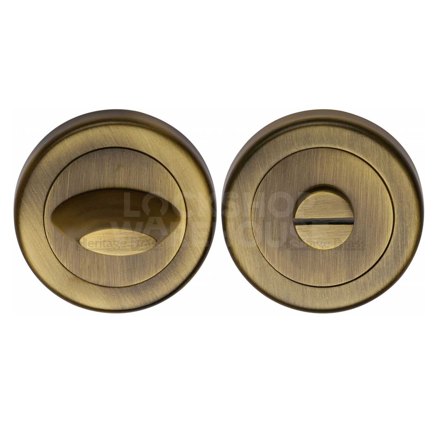 Heritage Brass Traditional Round Bathroom Turn & Release