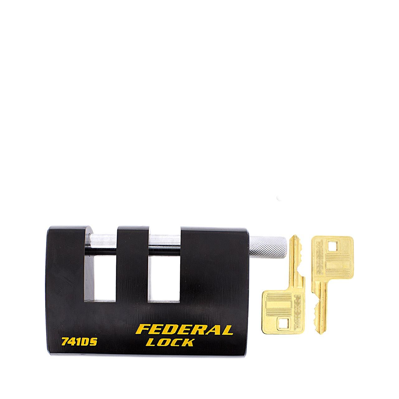 Dimensions Image: Federal FD741-DS Shutter Padlock