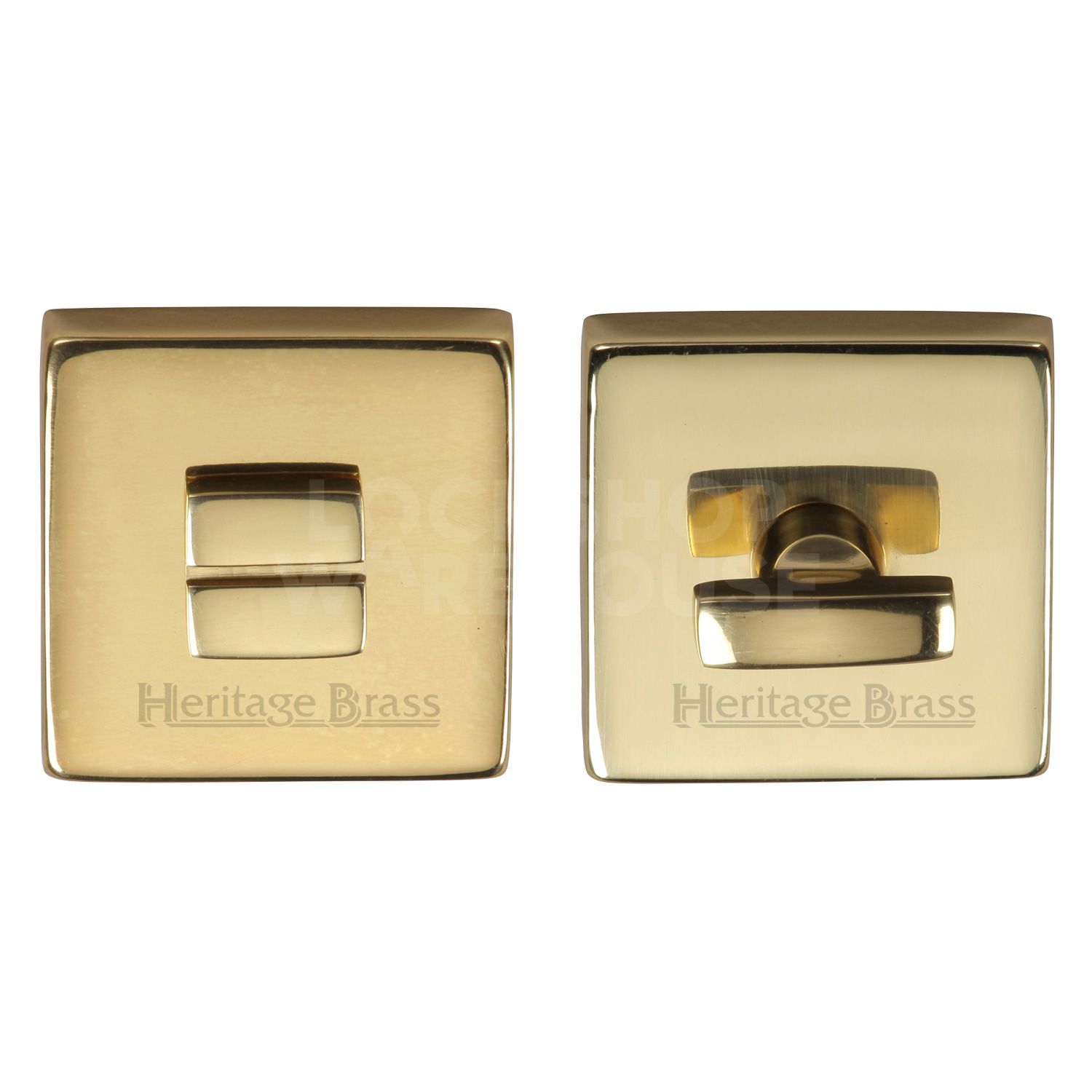 Heritage Brass Modern Square Bathroom Turn & Release