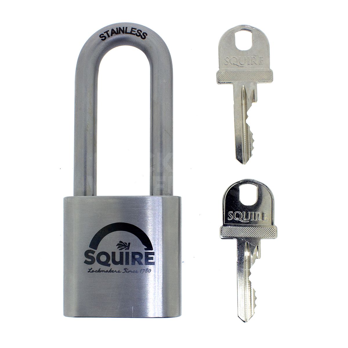 Gallery Image: SQUIRE Stronghold® ST50S - 2.5 Long Shackle Stainless Steel Padlock