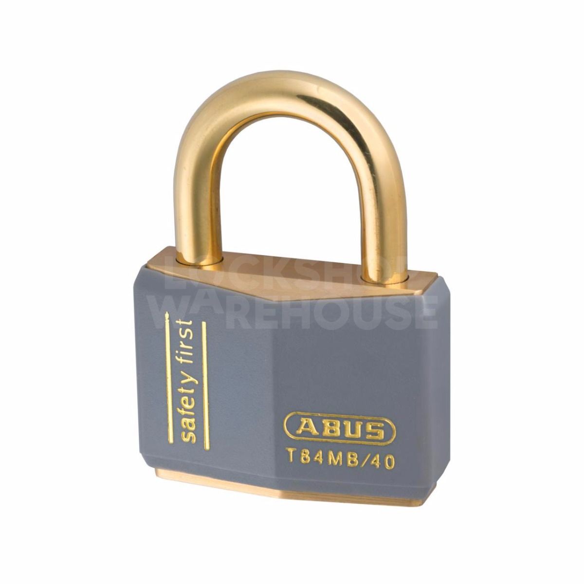 Gallery Image: ABUS T84 Inox Brass Padlock 40mm