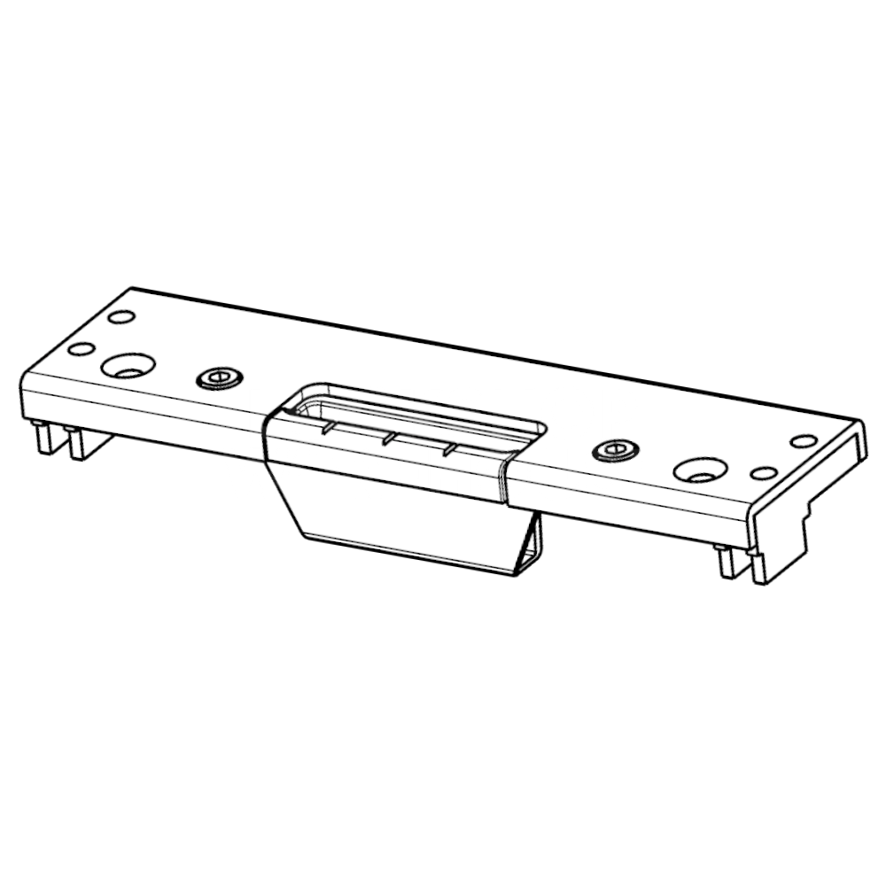 ROTO Shootbolt Keep For Eurogroove System 447223 - 132mm x 35mm