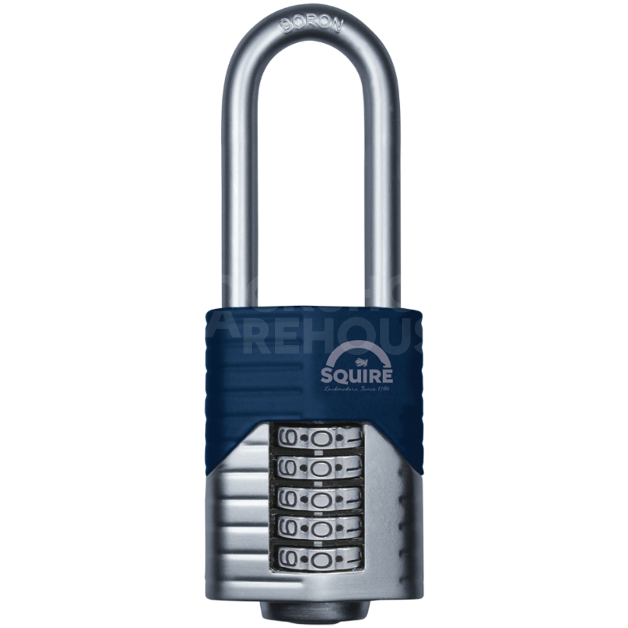 SQUIRE Vulcan 40mm 2.5" Long Shackle Combination Padlock - 4 Wheel