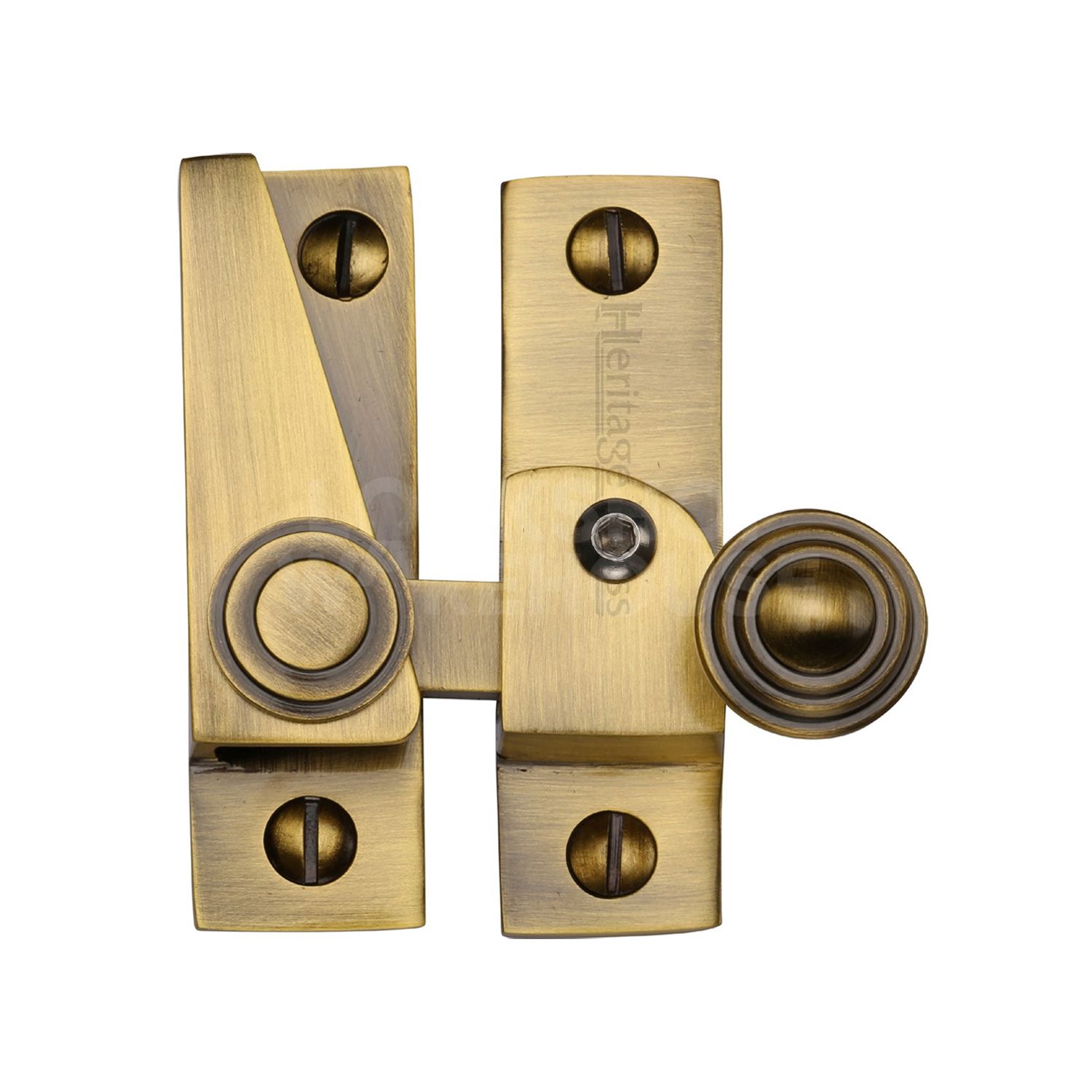 Heritage Brass Traditional Sash Fastener Lockable V1104L