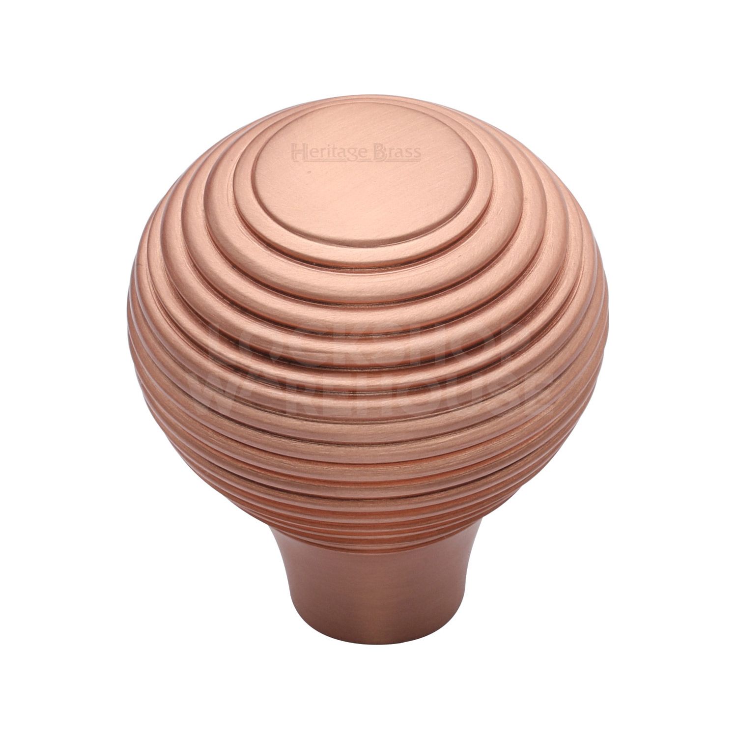 Reeded Cabinet Knob