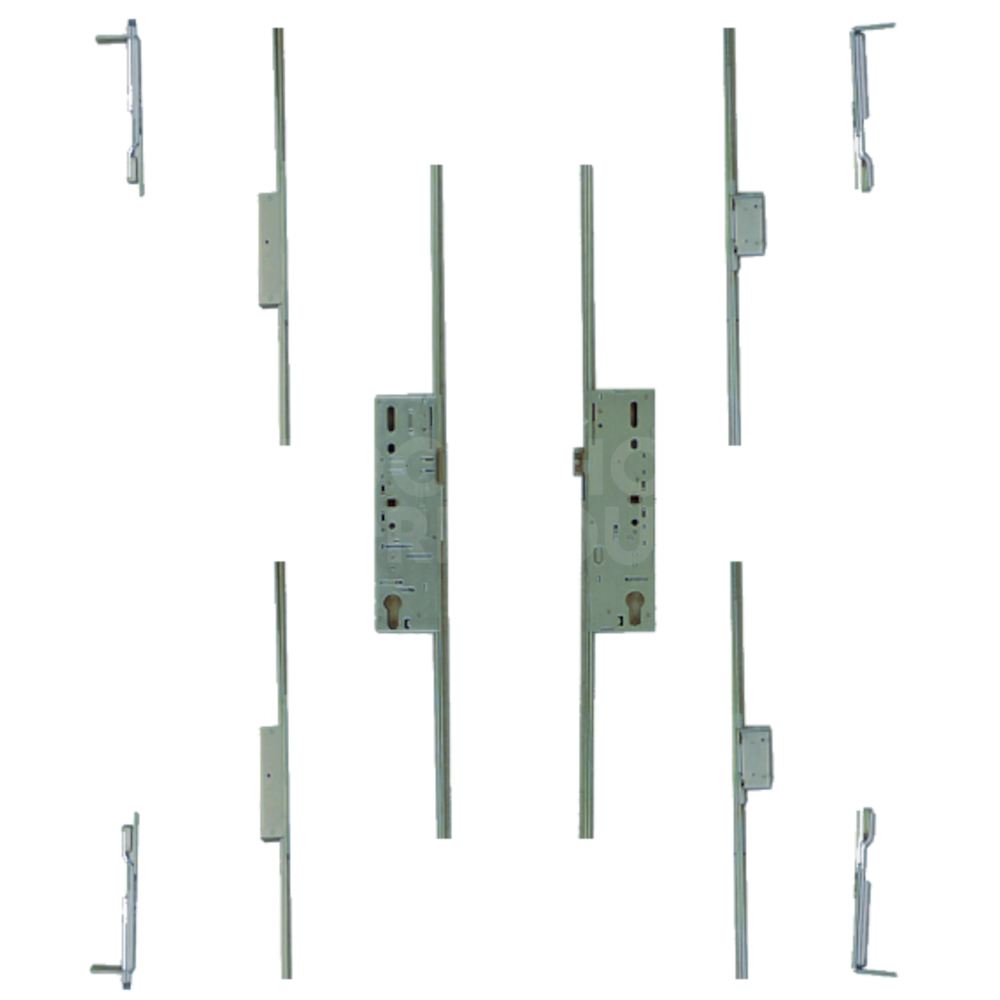 Fullex Crimebeater Direct Fit Double Door Set 2 Hook Split Spindle