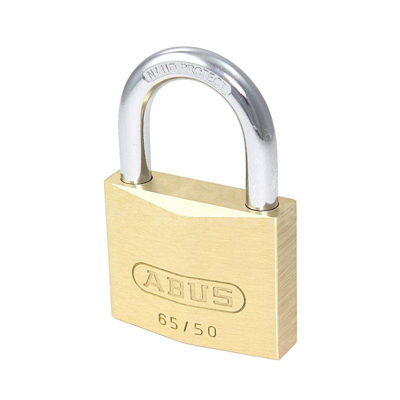 Gallery Image: ABUS 65/50 Brass Padlock