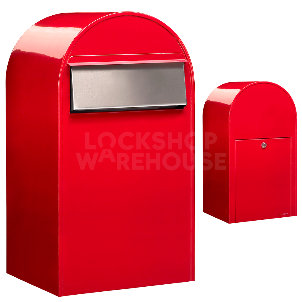 Bobi Grande B (Back Opening) Mailbox | Extra Capacity Rear Access Post Box
