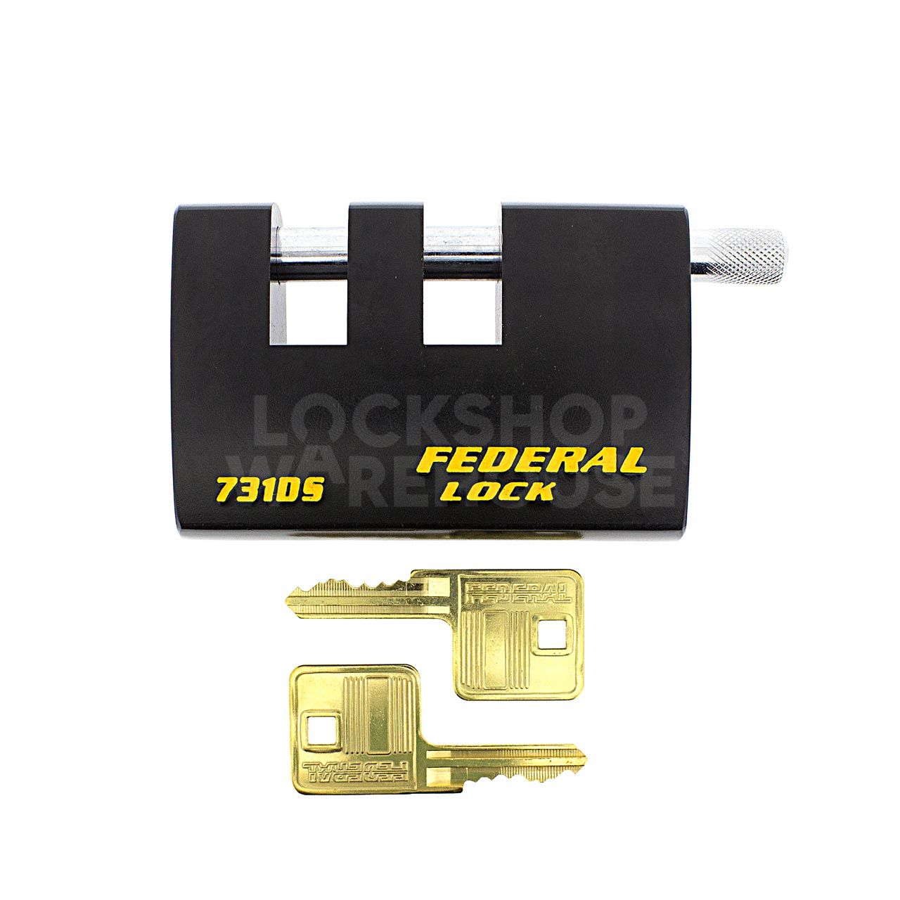 Dimensions Image: Federal FD731-DS Shutter Padlock