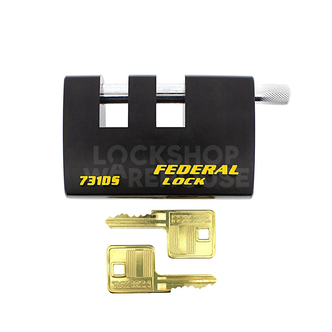 Dimensions Image: Federal FD731-DS Shutter Padlock