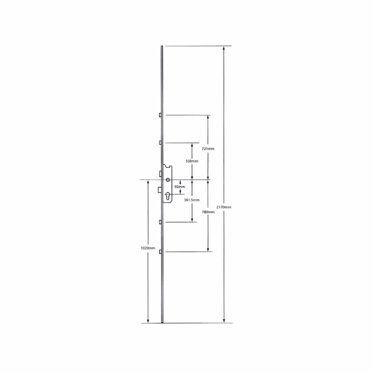 Gallery Image: FUHR 4 Rollers: UPVC Multi-Point Locking Mechanism