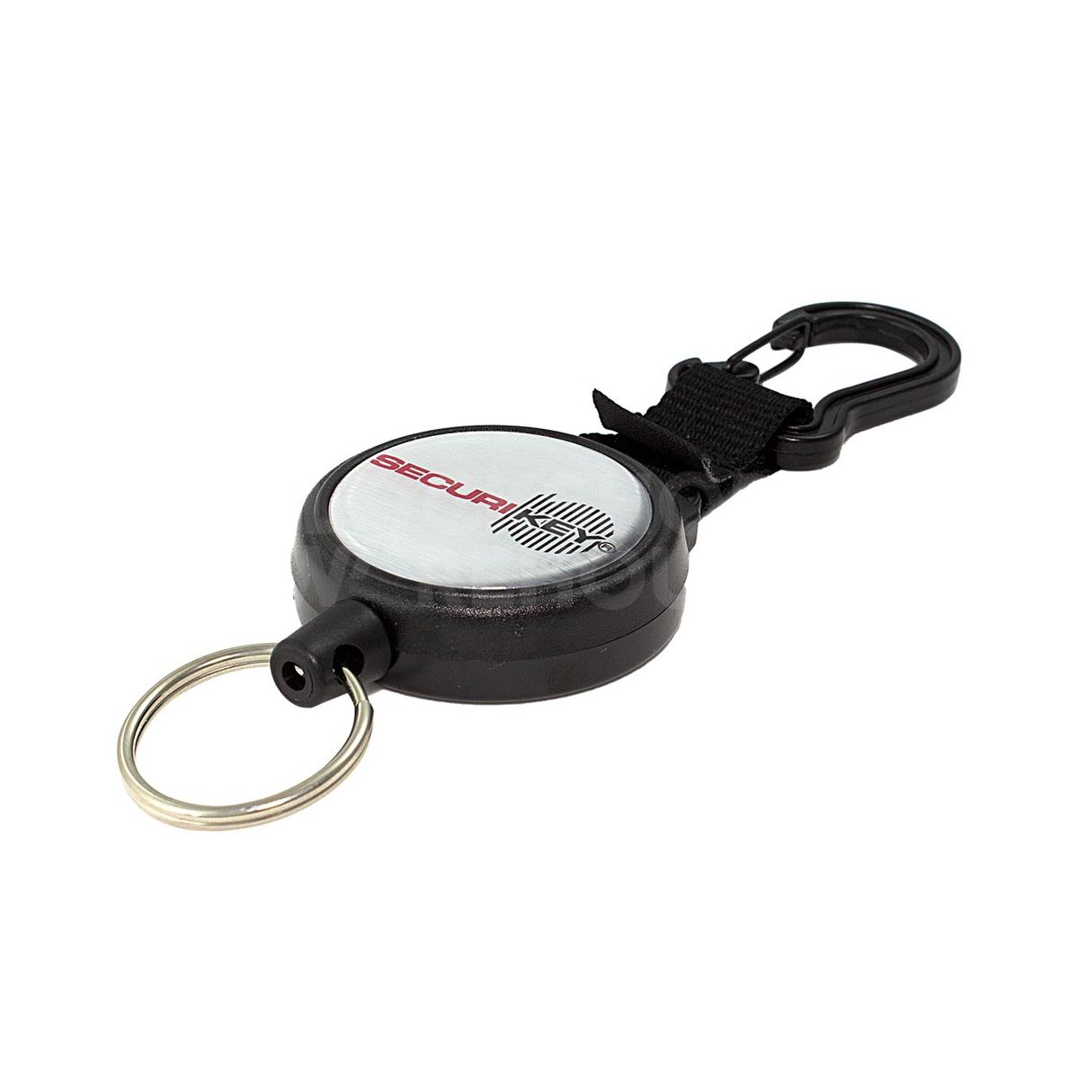 Gallery Image: Securikey Self Retracting Key reel, 1200mm Kevlar Cord with Karabiner Clip