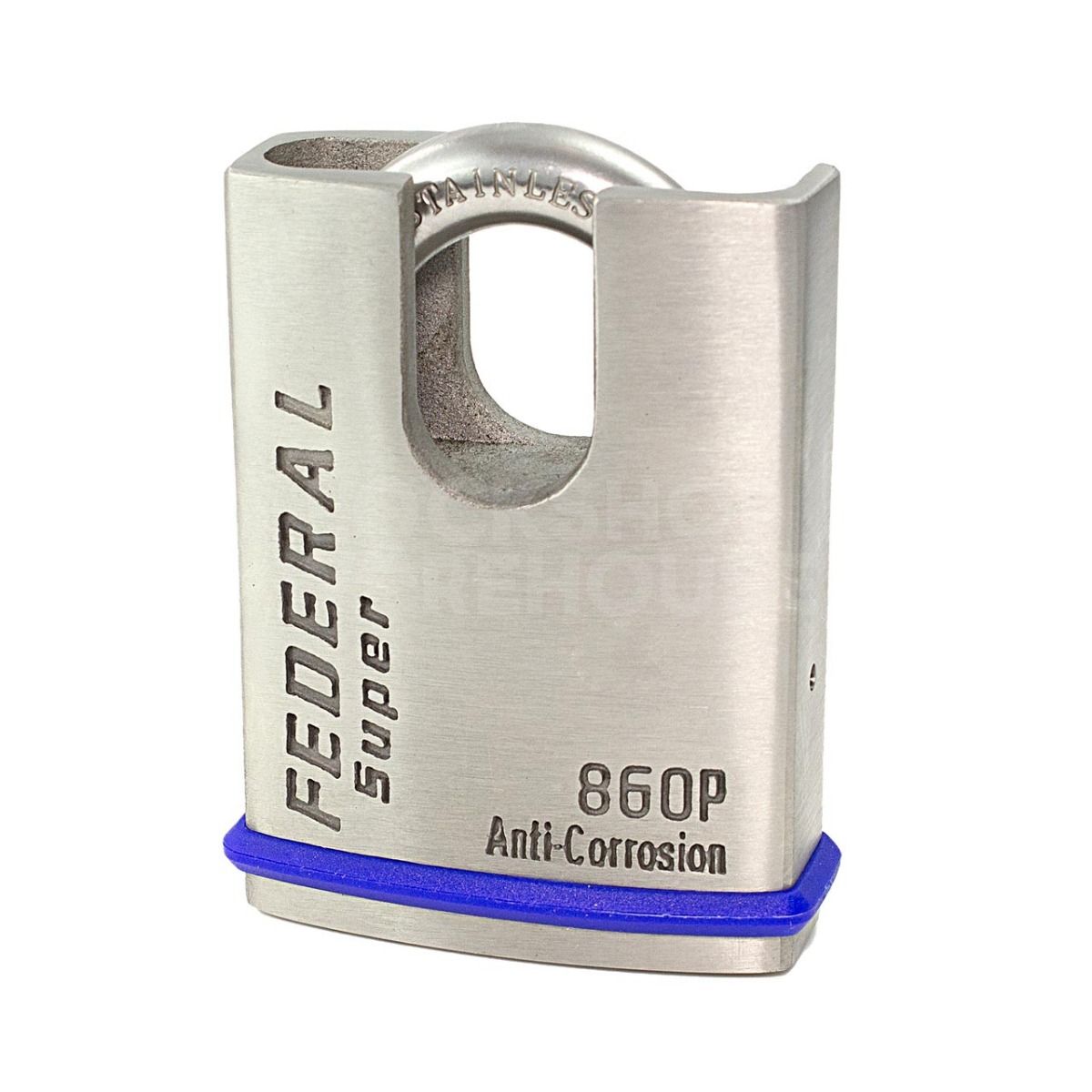 Gallery Image: Federal FD86OP Stainless Steel Closed Shackle Padlock