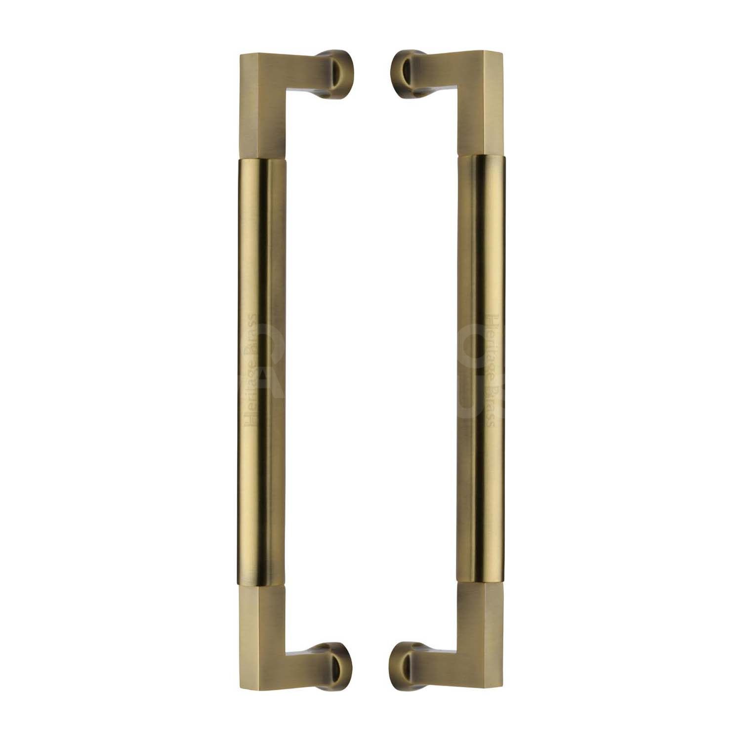 Heritage Brass Modern Bauhaus Back to Back Door Pull Handle