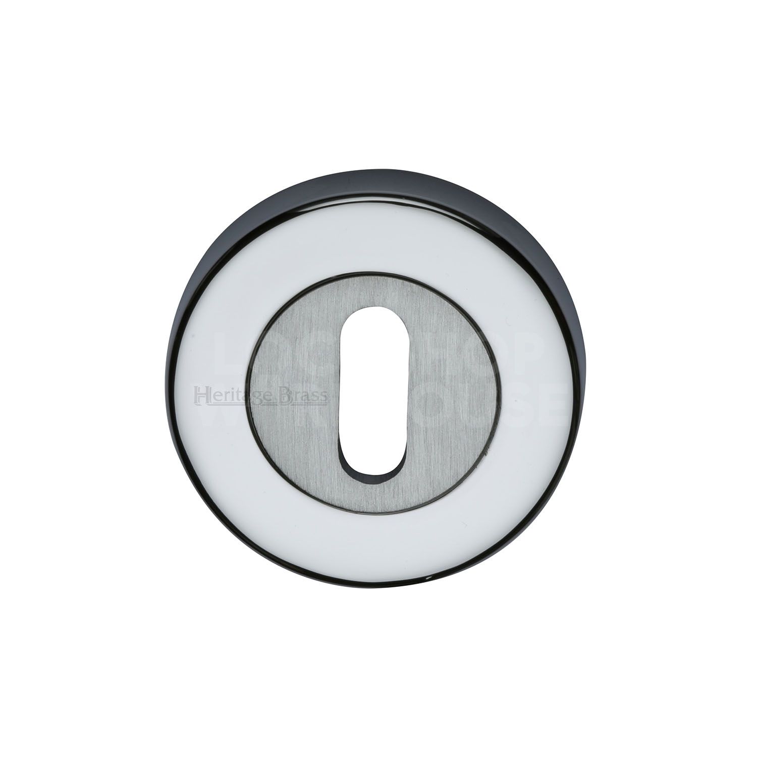Heritage Brass Contemporary Standard Key Escutcheon Round