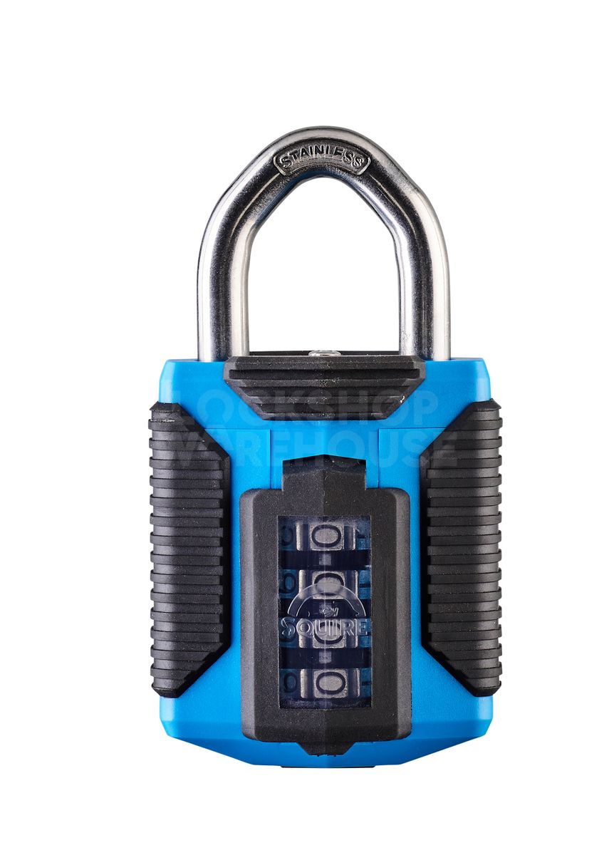 Gallery Image: Squire CP50 - ATLS - All Terrain Combination Padlock - Stainless Steel Shackle