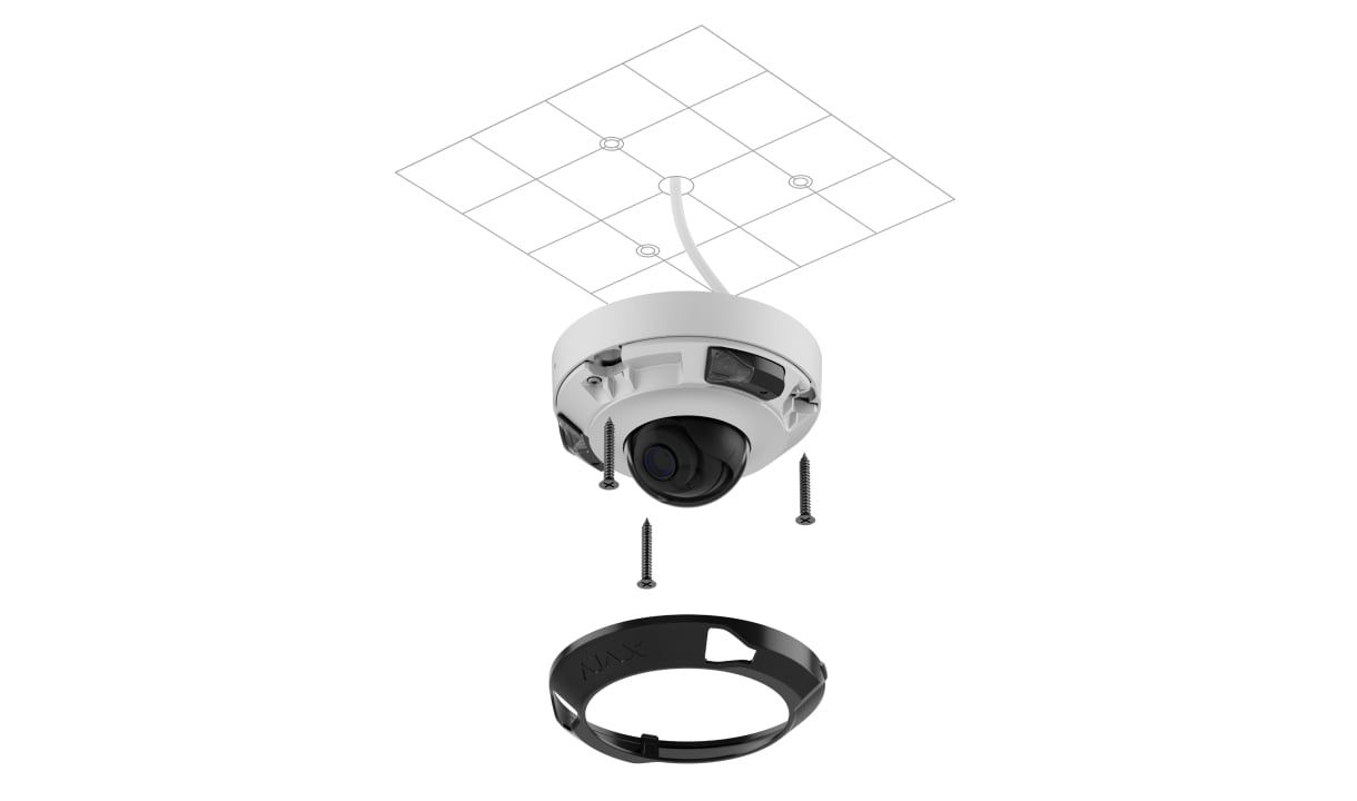 Ajax camera mounting and servicing details