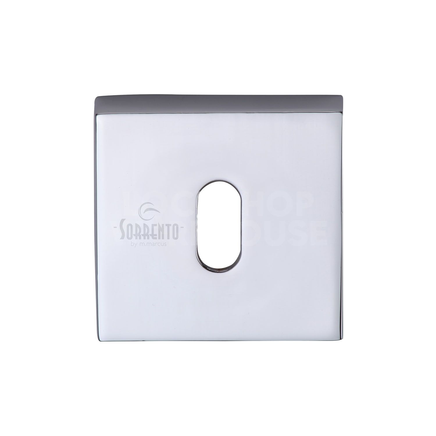 Sorrento Modern Concealed Square Keyhole Escutcheon