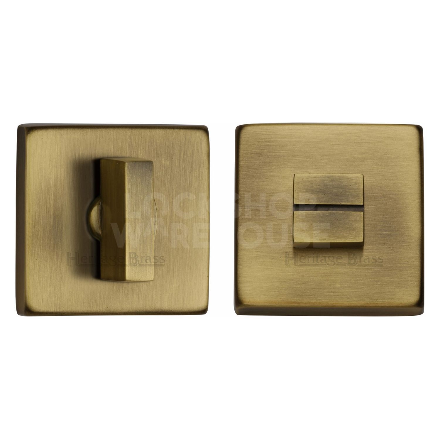 Heritage Brass Modern Square Bathroom Turn & Release