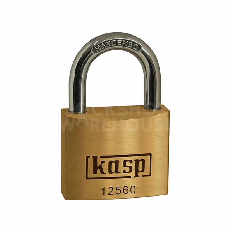 Gallery Image: Kasp 125 Series Premium Brass Padlock 60mm
