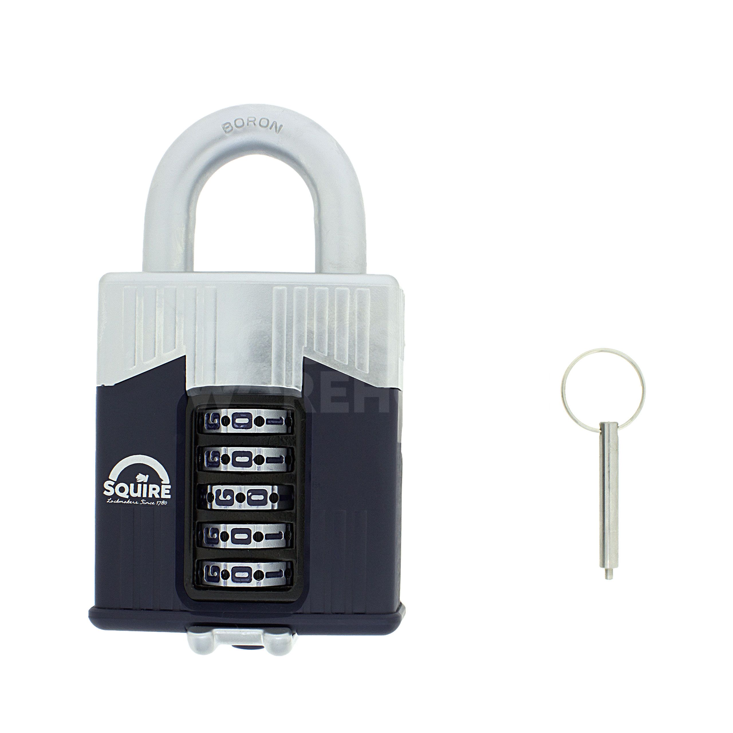Dimensions Image: SQUIRE Warrior WAR65 Combination Padlock