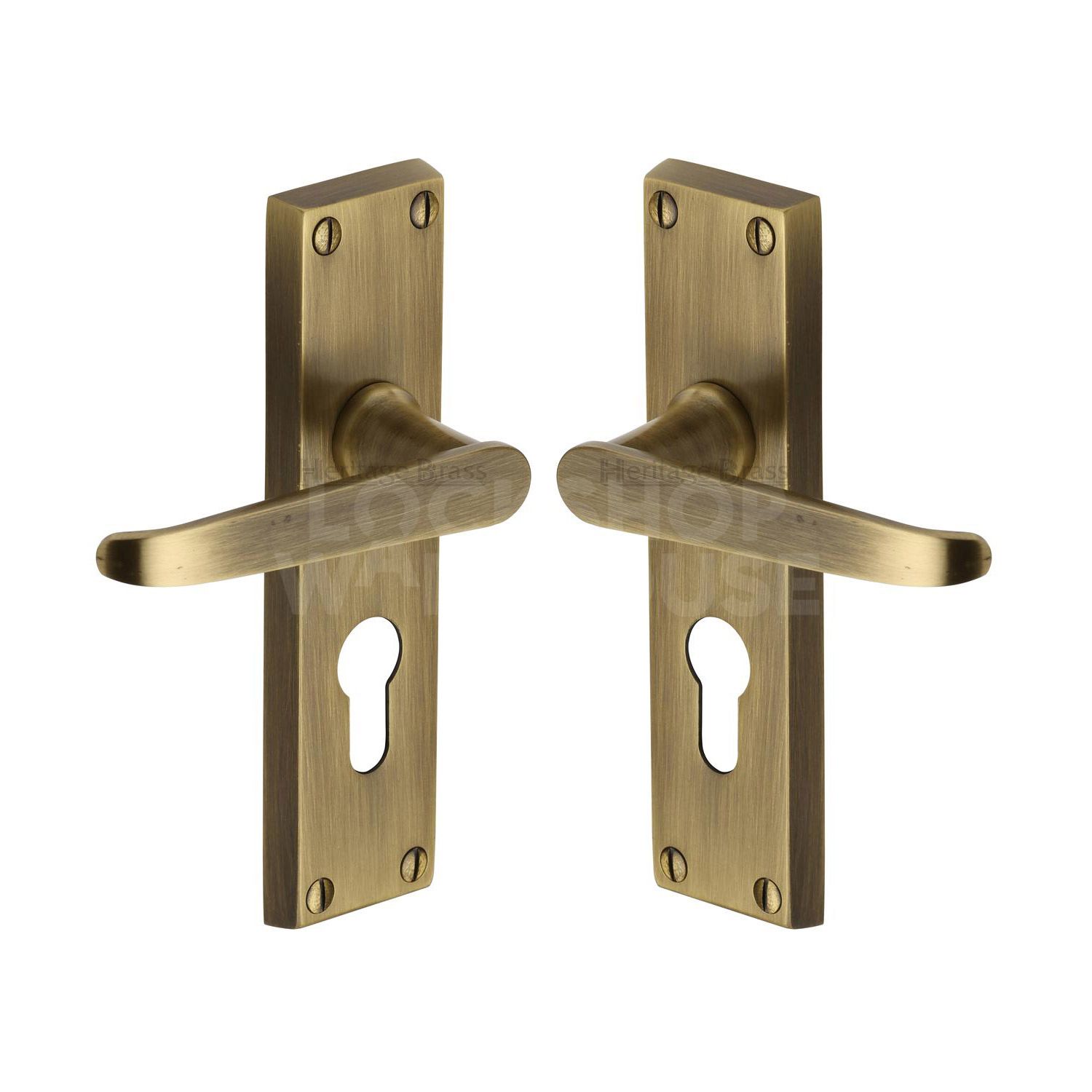 Victoria Traditional Door Handles (Pair) by Heritage Brass