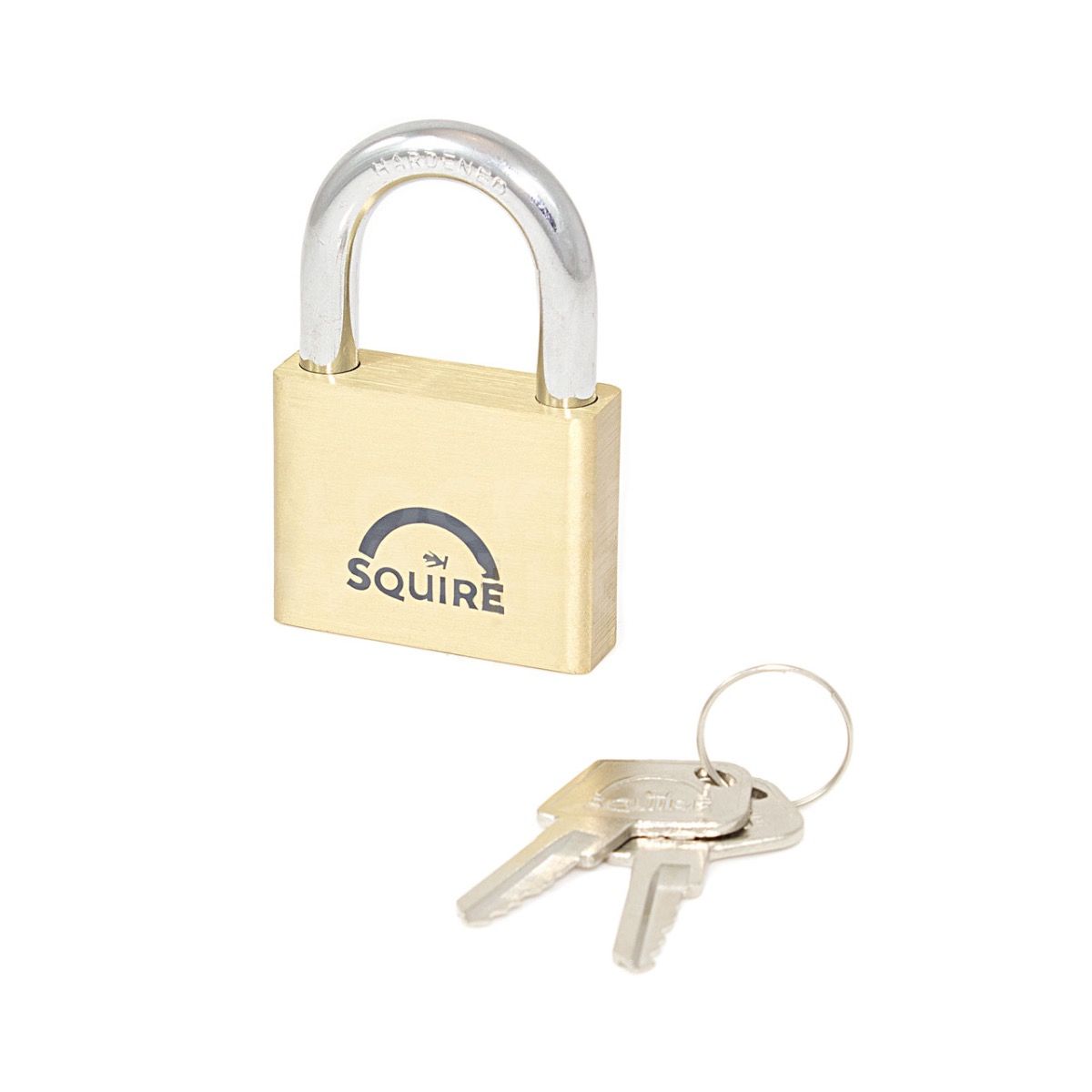 Squire Lion LN5 - 50mm Open Shackle Brass Padlock