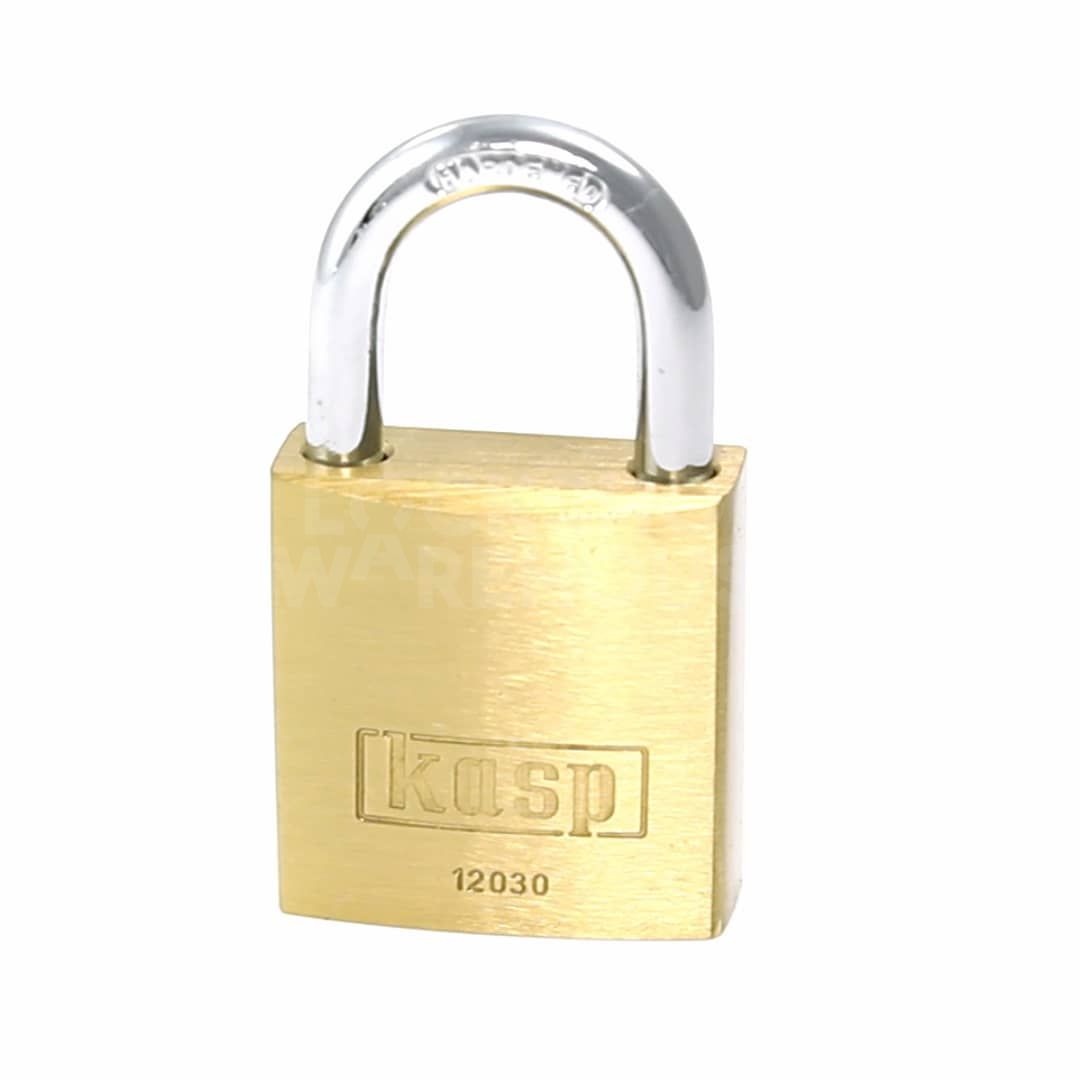 Gallery Video: Kasp 120 Series Brass Padlock 30mm