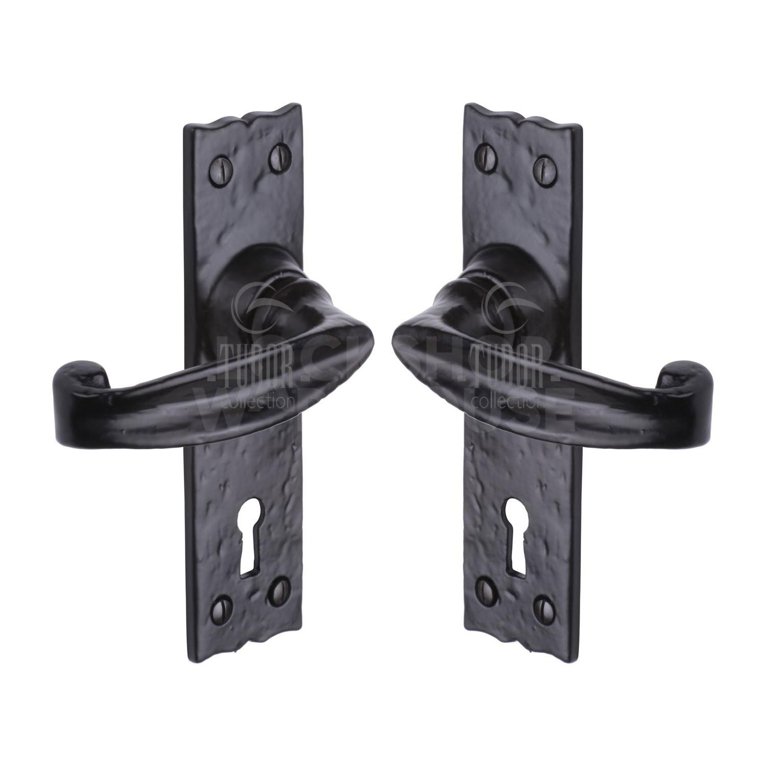 Tudor Wellington Door Handles (Pair) by M Marcus