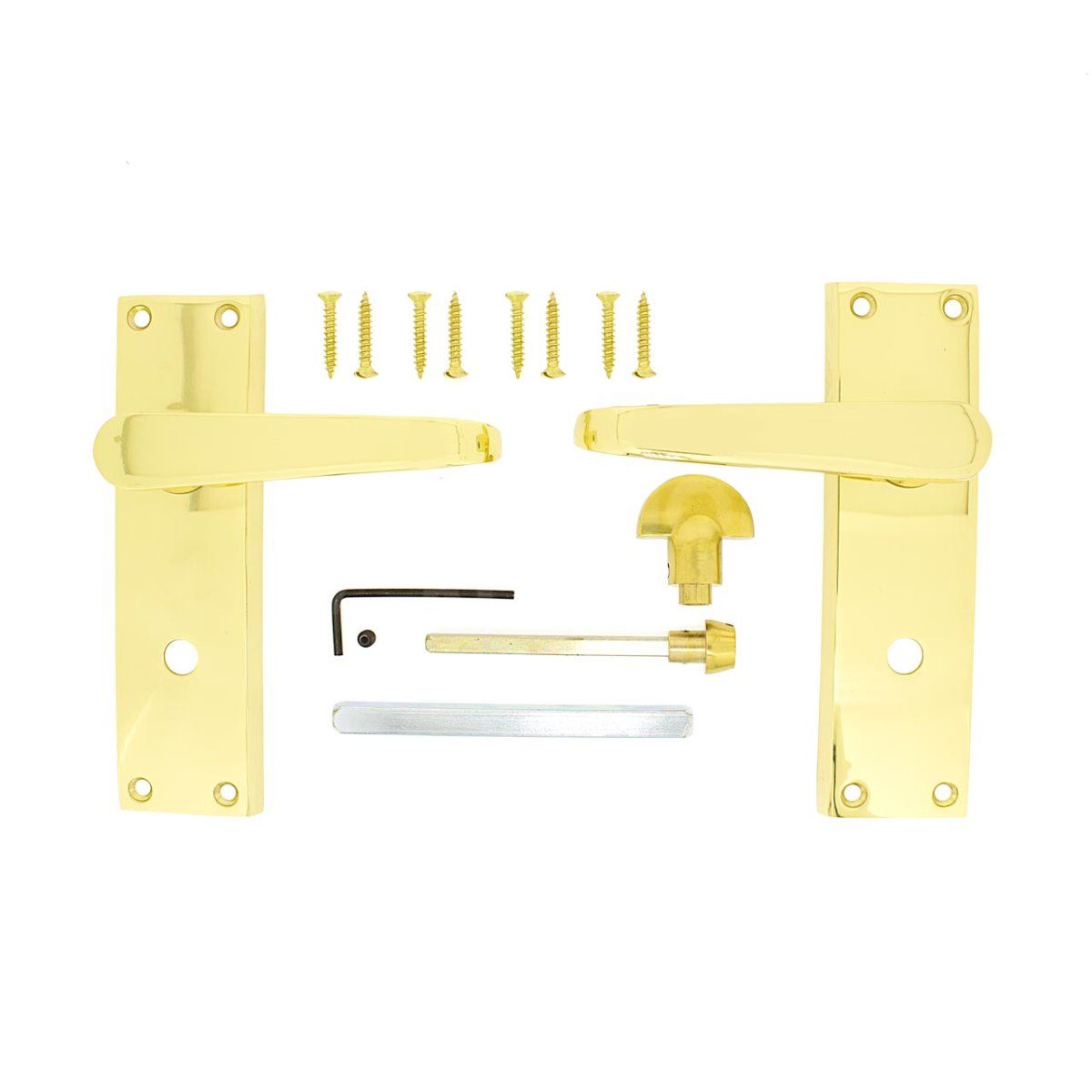 Dimensions Image: Lever Bathroom AS3543 - Polished Brass