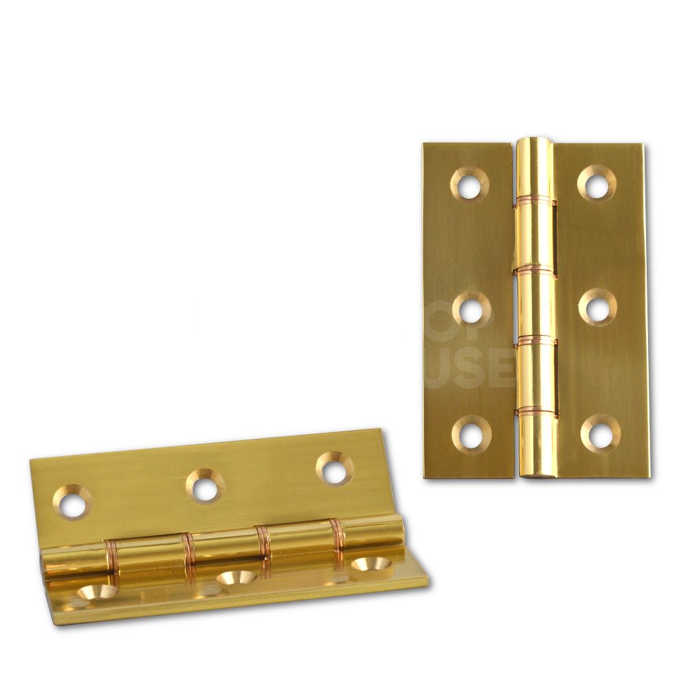 Polished Brass Heavy Duty Door Hinge