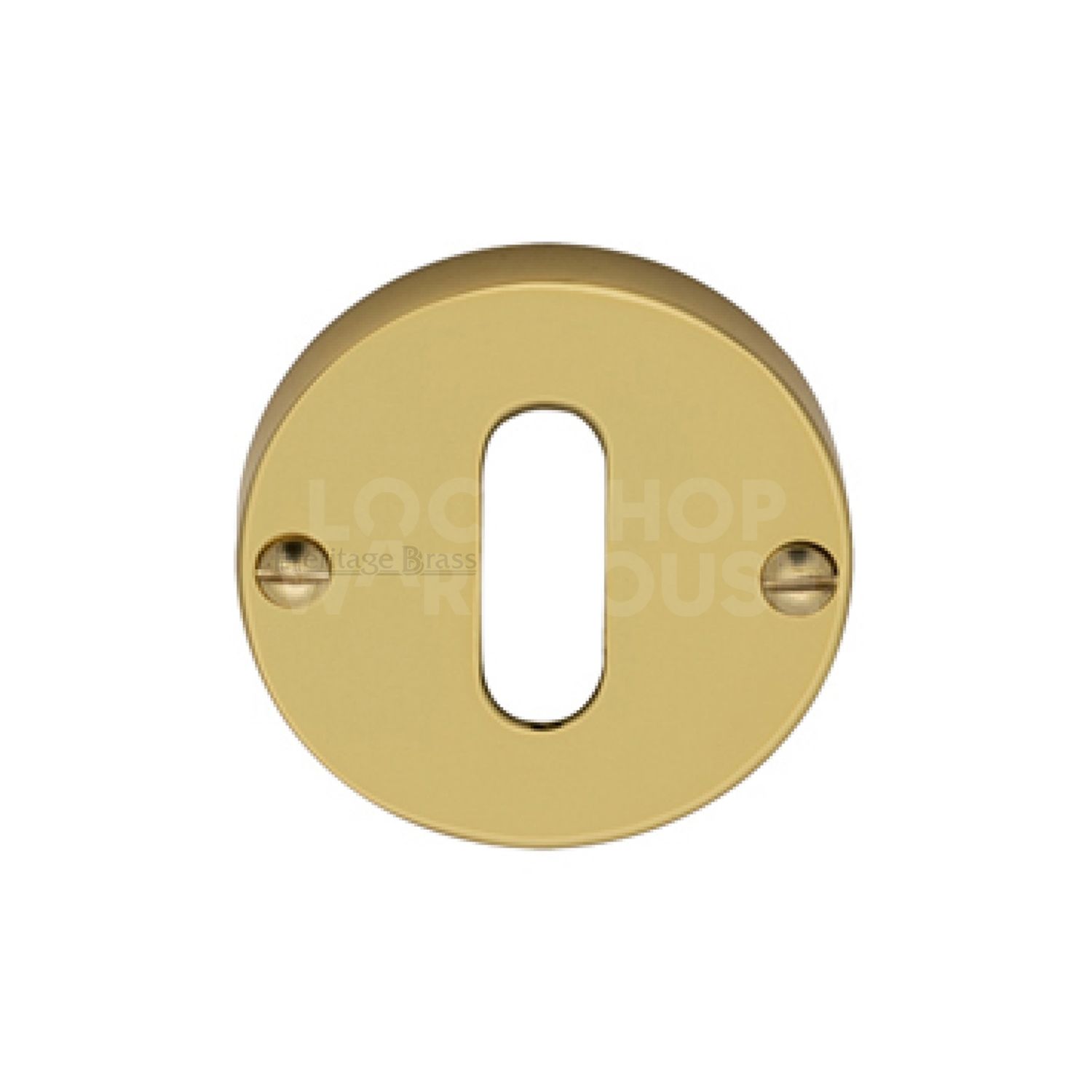 Classic Standard Key Escutcheon by Heritage Brass