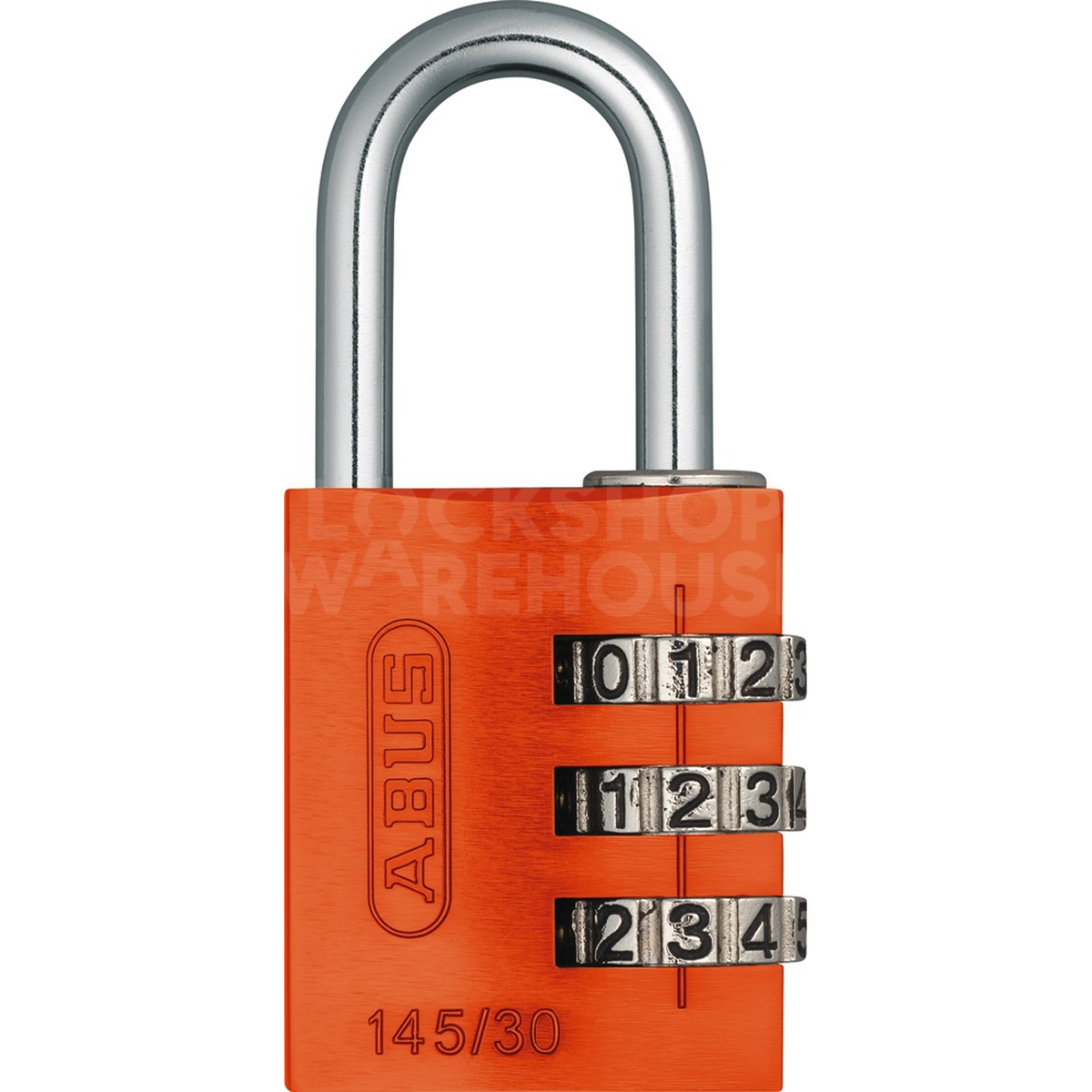 Gallery Image: ABUS 145/30 Aluminium Combination Padlock