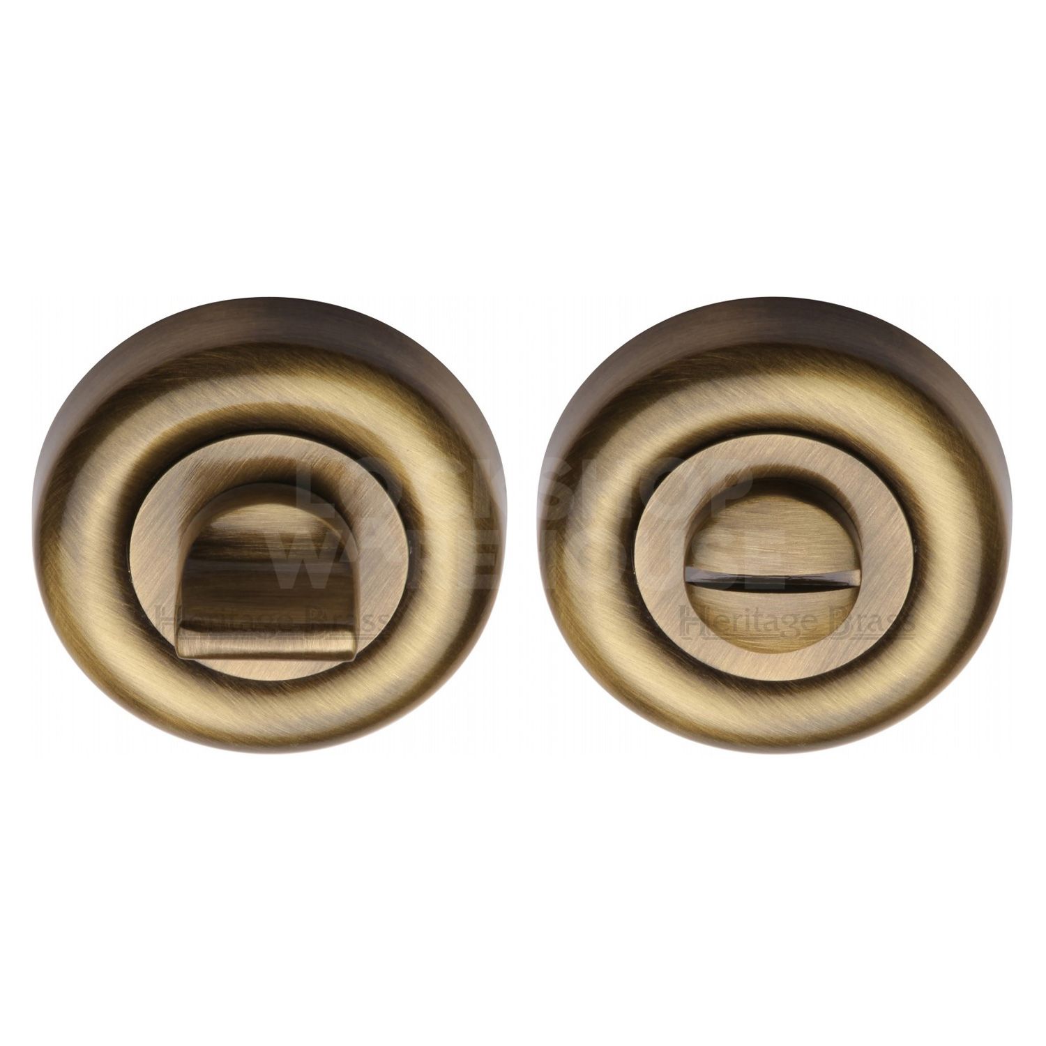 Heritage Brass Traditional Round Bathroom Turn & Release