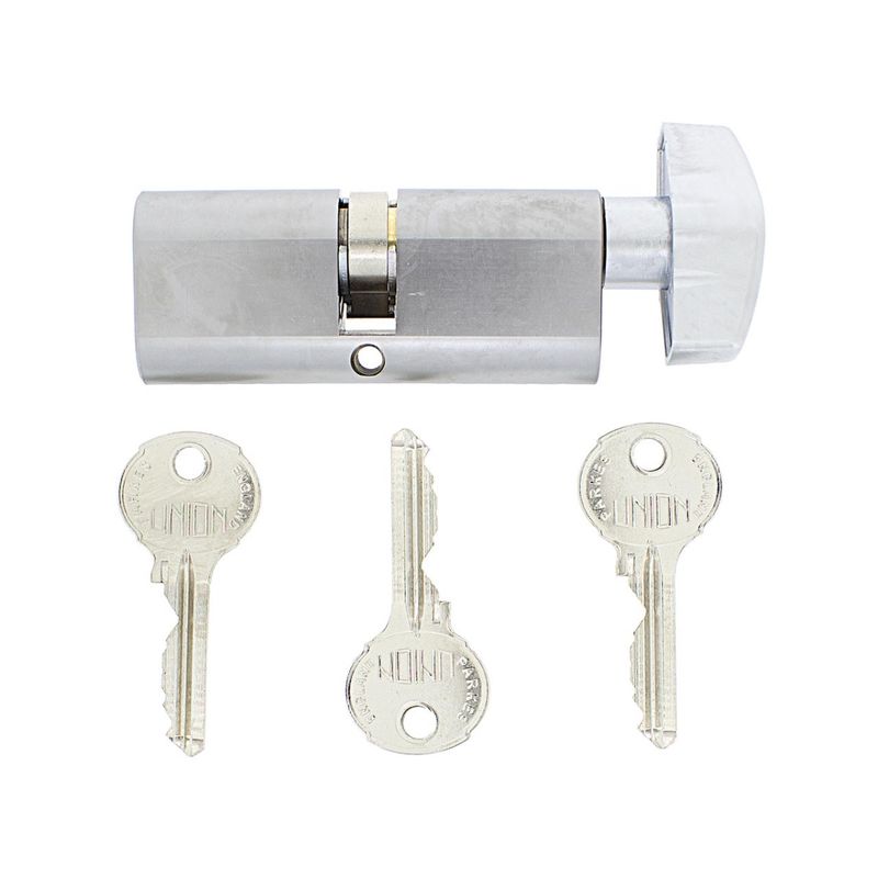 Gallery Image: Union 2 x 13 Oval Key and Turn Cylinder