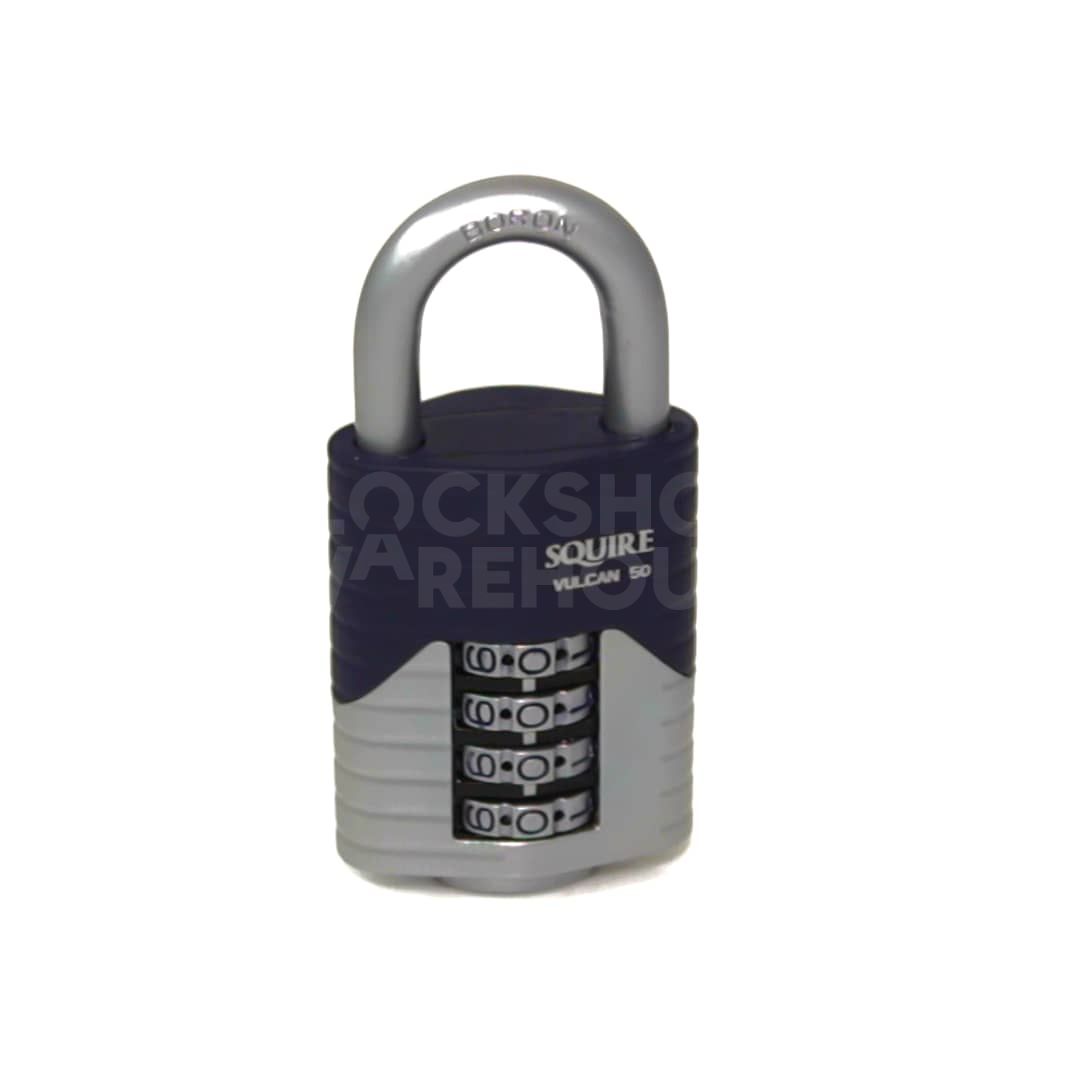 Gallery Video: SQUIRE Vulcan 50mm Combination Padlock - 4 Wheel