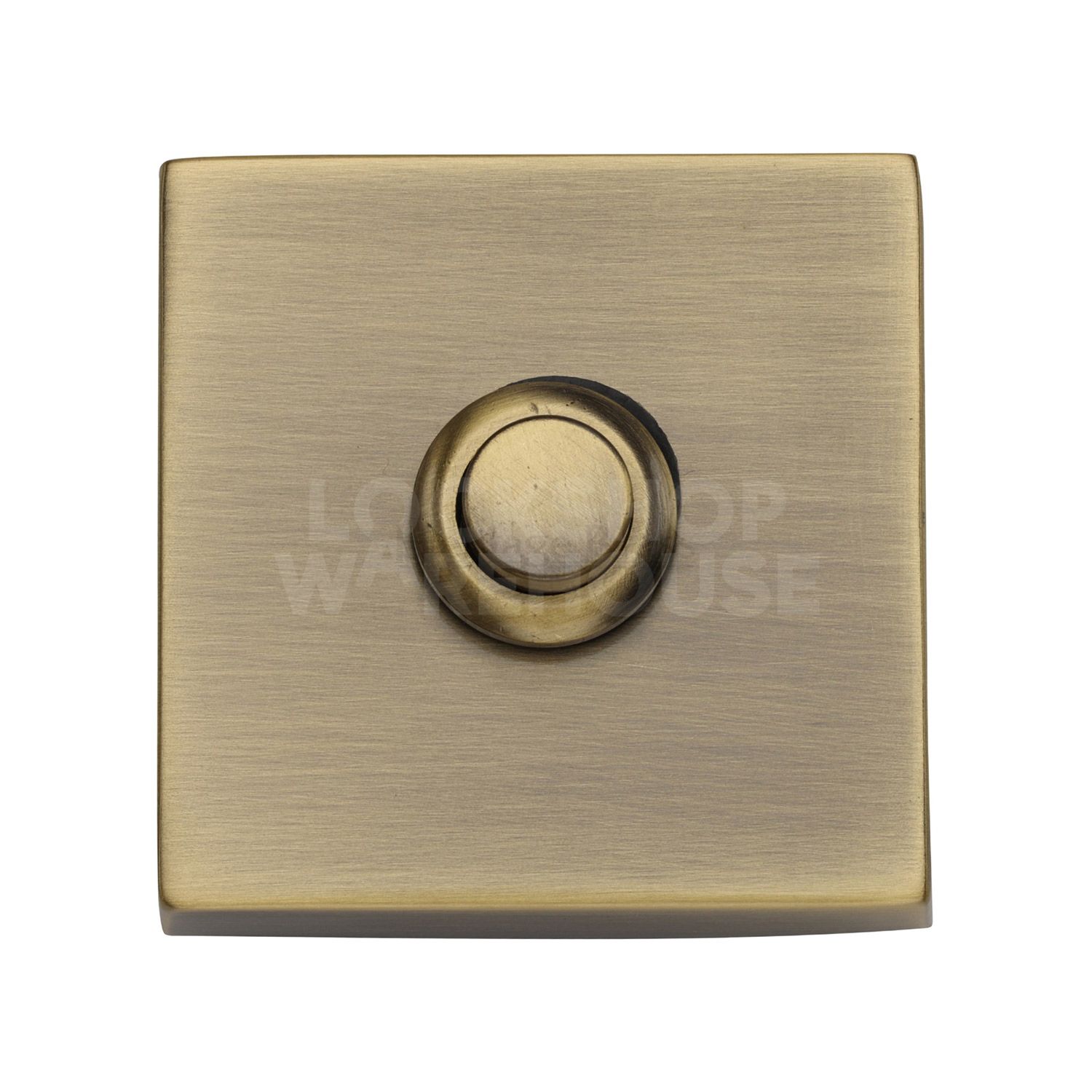 Heritage Brass Traditional Square Bell Push