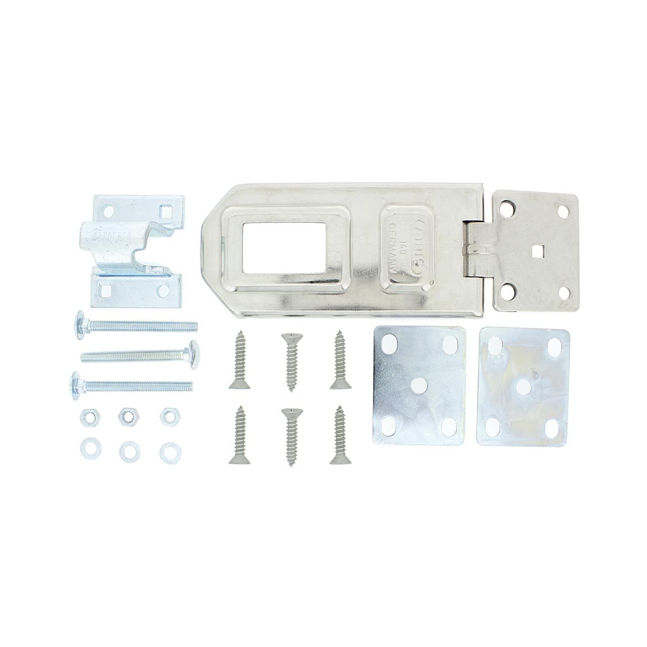 Dimensions Image: ABUS 140/120 Diskus Hasp and Staple