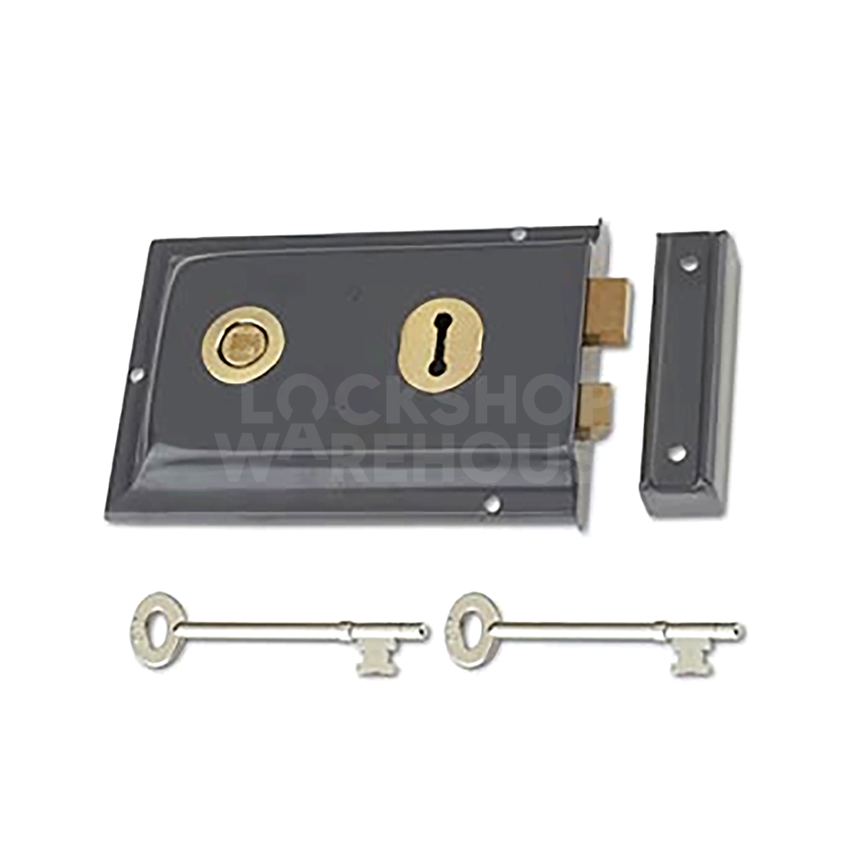 Yale 334 2 Lever Double Handed Rimlock