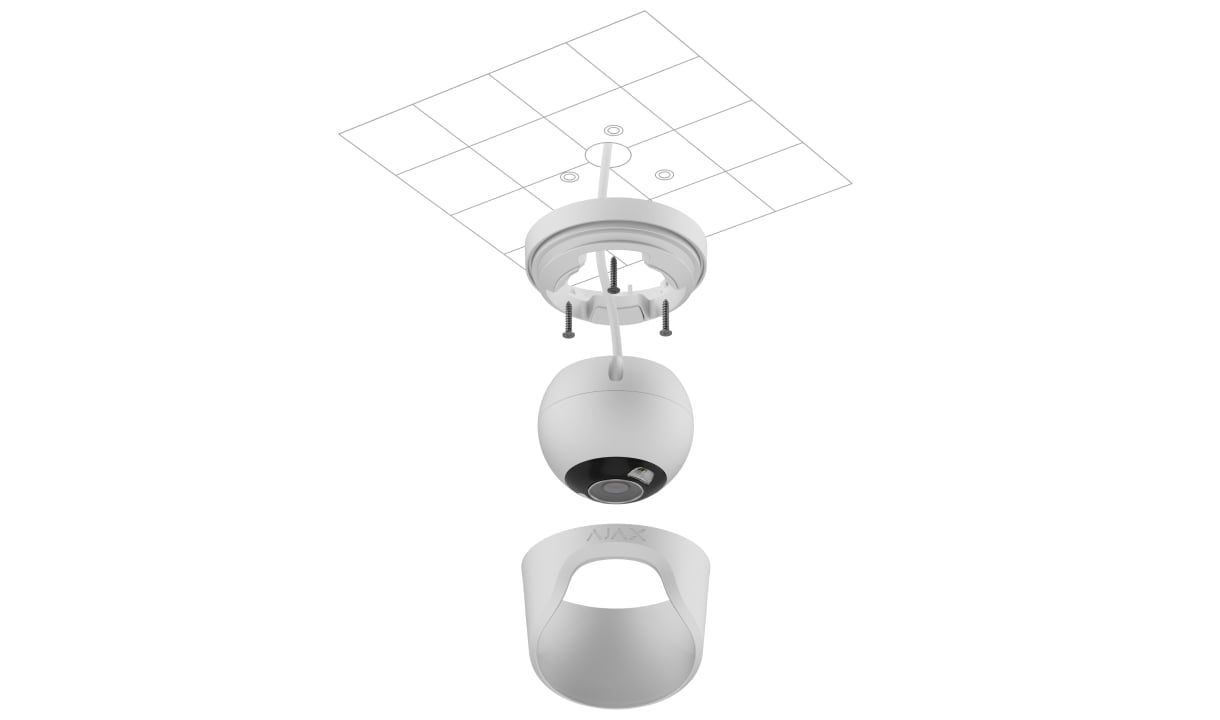 Ajax camera mounting and servicing details