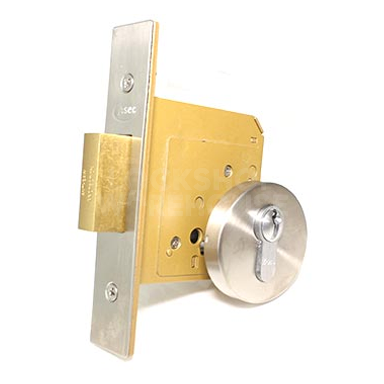 Euro Deadcase Complete With Maskerkeyed Cylinder And Euro Escutcheons